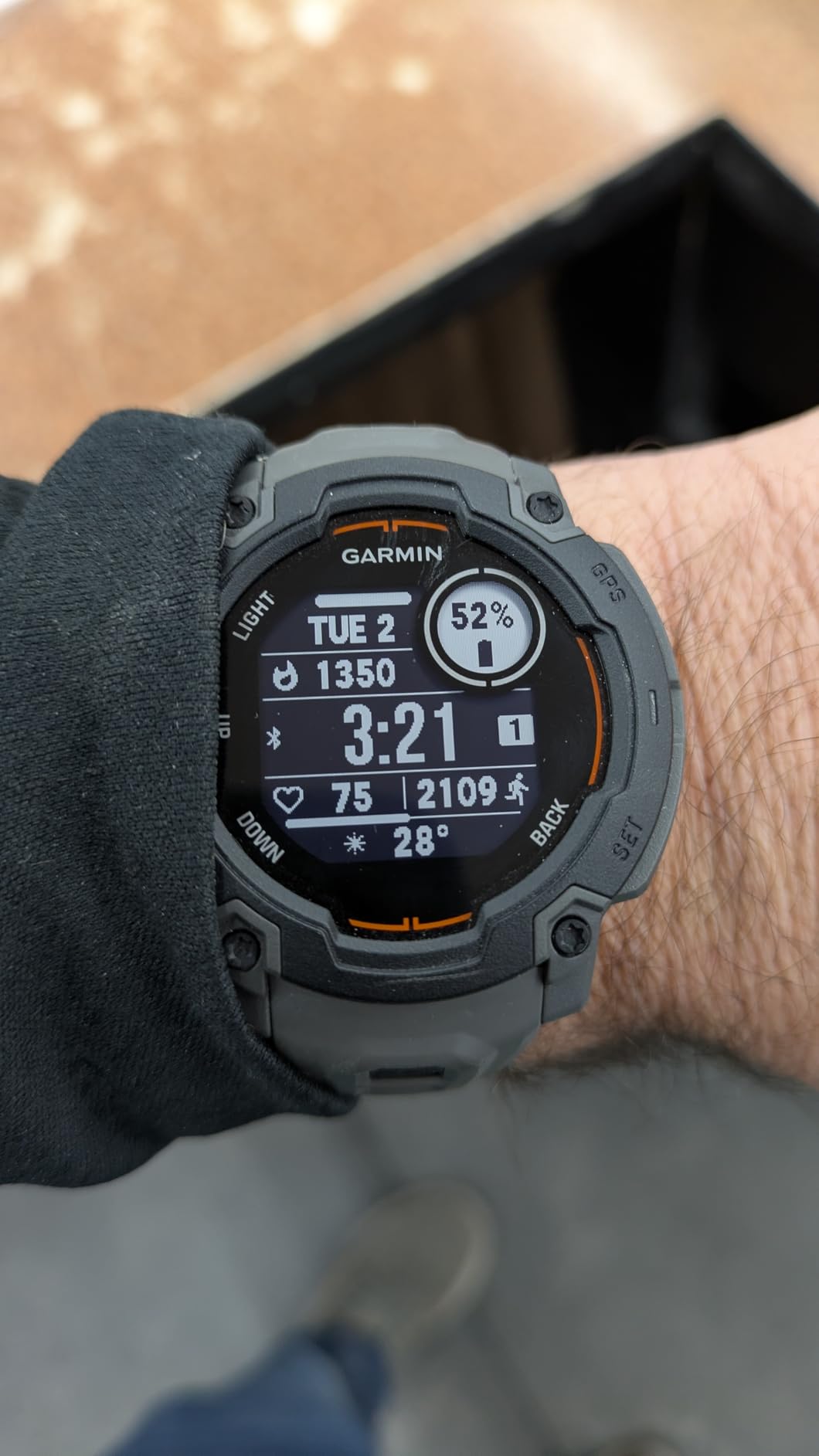 Garmin Instinct E, Rugged GPS Smartwatch, 45mm, Charcoal | Rugged Design, Essential Health & Wellness Features, Built-In Sports Apps, Navigation Features customer photo 1