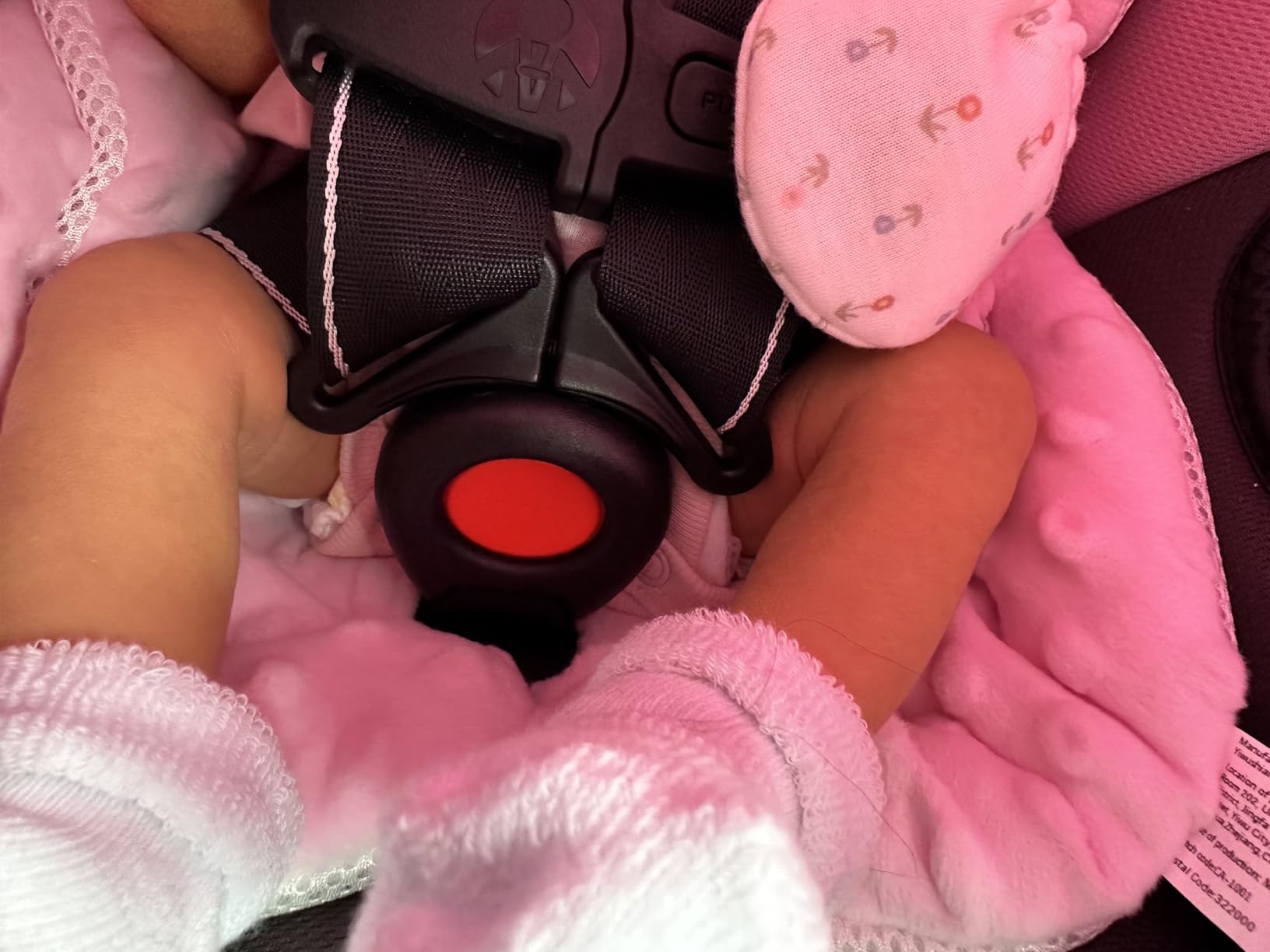 Baby Trend EZ-Lift™ PRO Infant Car Seat, Dash Rose – Lightweight Premium Carry, Plush Infant Cushioning, Adjustable Harness Support customer photo 2