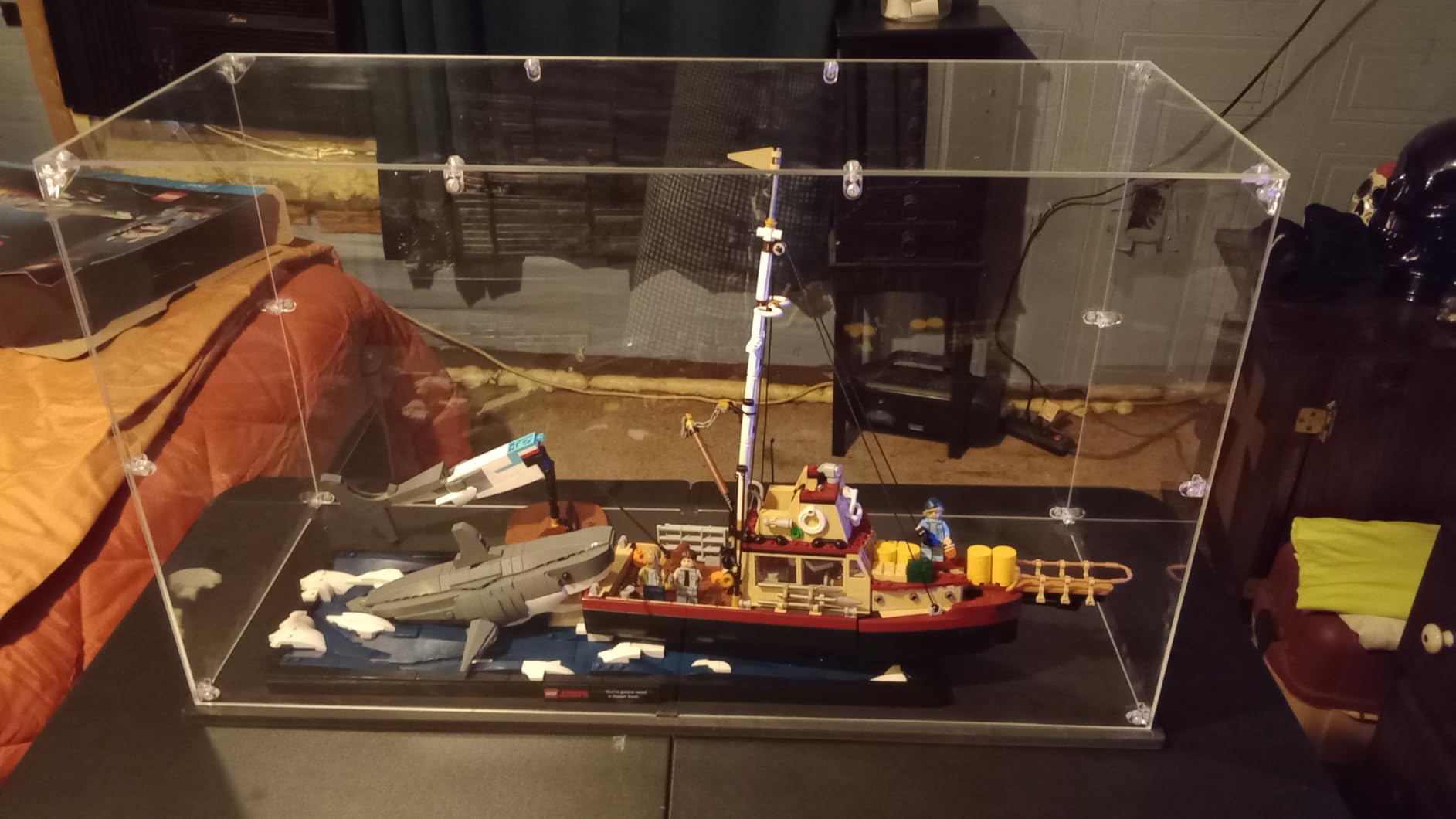 Display Case for Lego 10335 The Endurance, 33.46x11.81x19.68inches (85x30x50cm), Protect Your Collectibles from Dust with a Clear Showcase customer photo 2