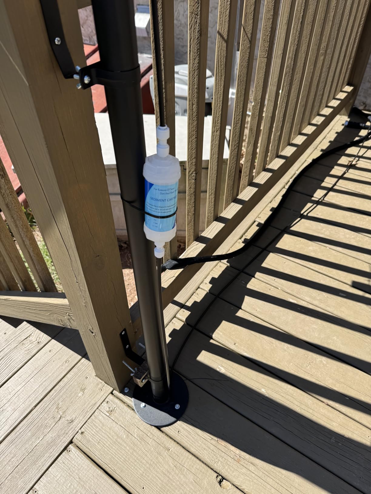 85FT Mister for Outside Patio Misting Cooling System, 85FT (26M) Misting Line+26 Brass Mist Nozzles+Water Filter, Outdoor Mister System for Garden Greenhouse Trampoline Waterparke customer photo 2