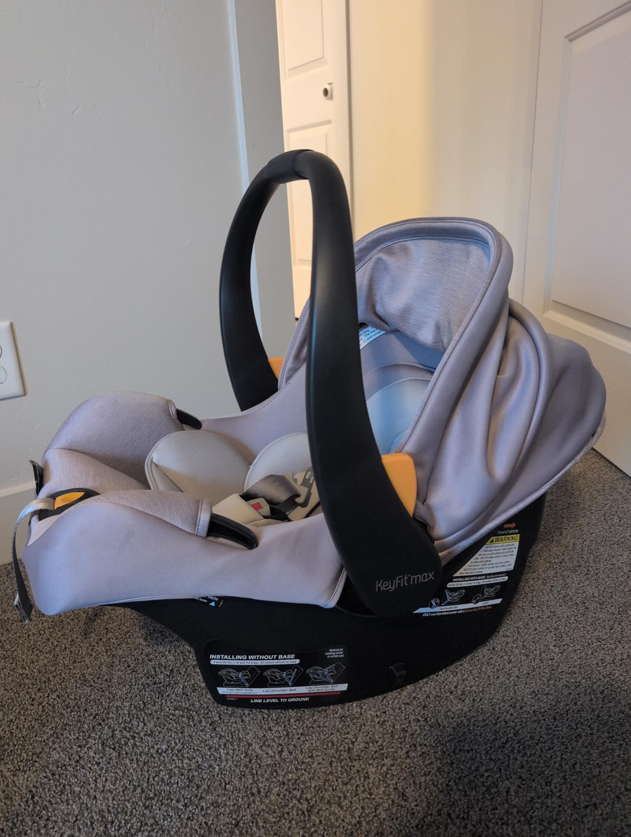 Chicco KeyFit Max ClearTex Rear-Facing Infant Car Seat and Baby Carrier customer photo 1