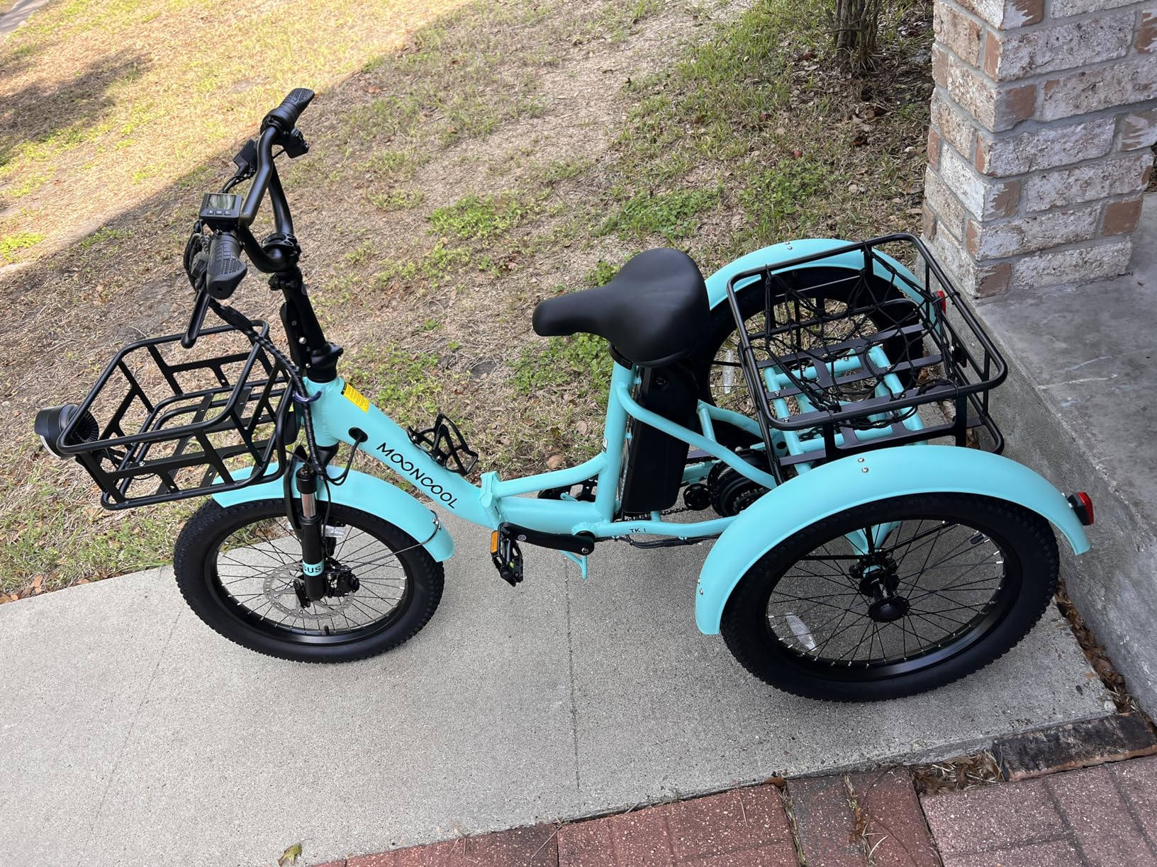 MOONCOOL Electric Trike for Adults, 500W/750W 20