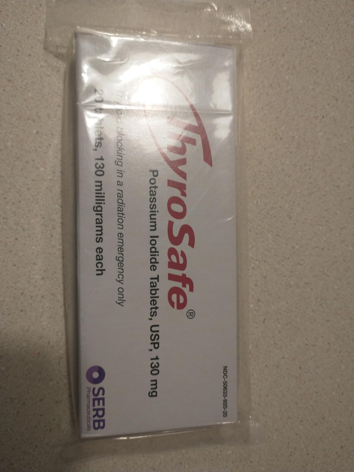 ThyroSafe Potassium Iodide 130mg Tablets (KI Pills) - Nuclear Fallout Emergency Protection, 20 Count customer photo 1