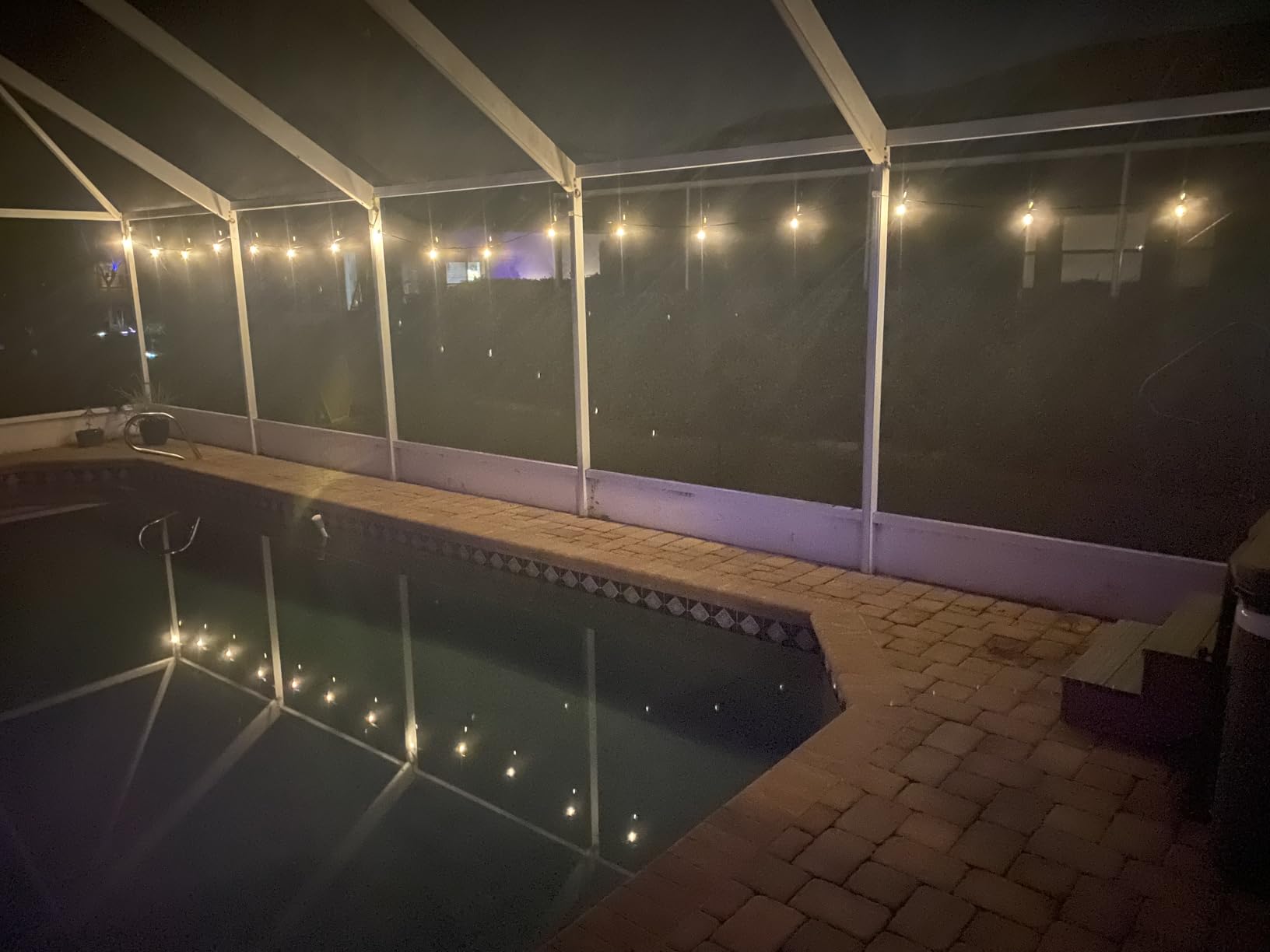 Brightown 108FT 52LED Solar String Lights Outdoor with Remote & USB Port | Shatterproof Bulbs, Dimmable & Timable, 3 Modes, Patio Lights Solar Powered with a Mount Clip for Camping Backyard Garden customer photo 2