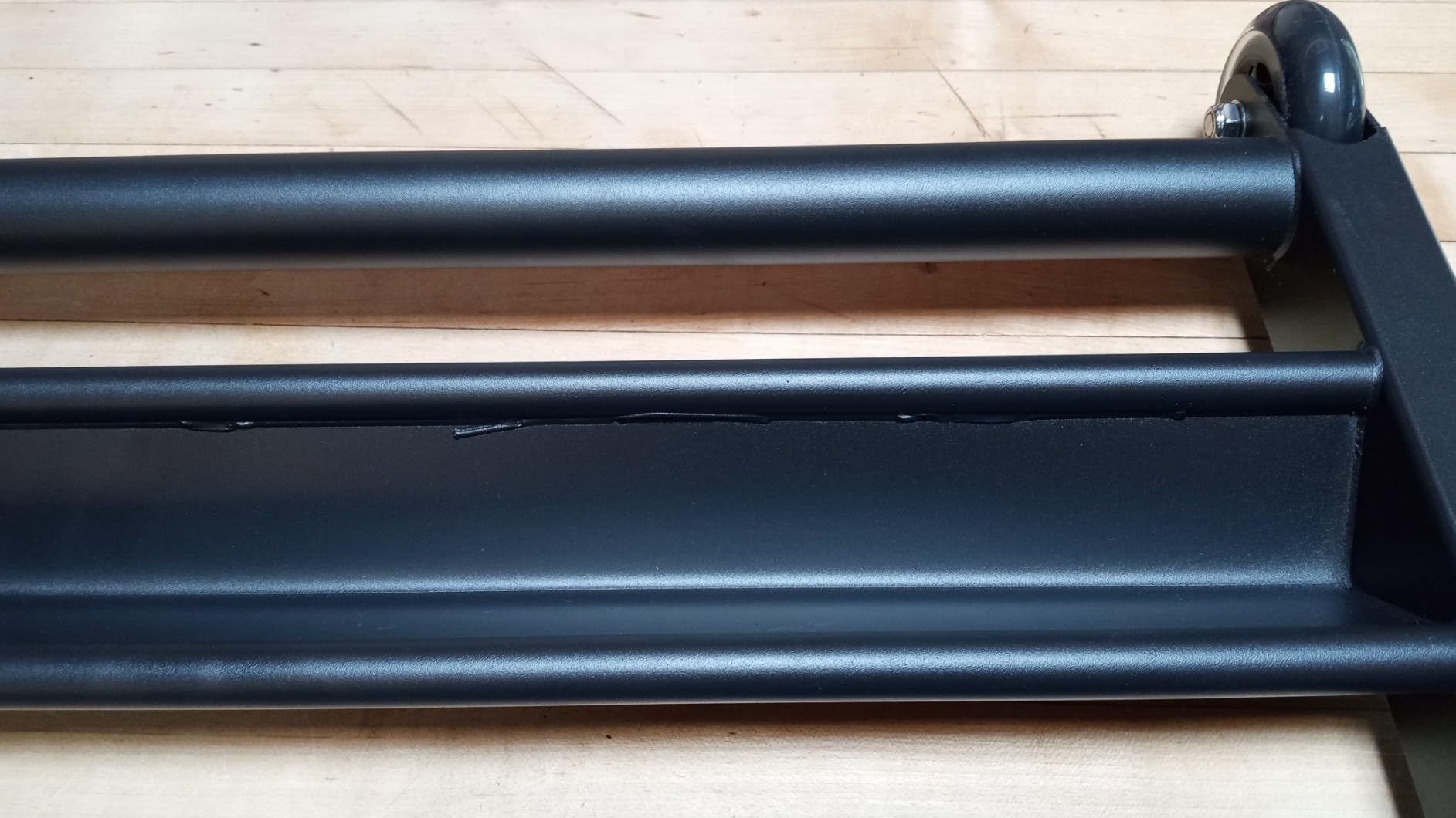 Glute Ham Glider, Hamstring Roller with V Bar - Smooth Wheels, Supports Hamstring Curls, Ab Glider Workouts customer photo 1