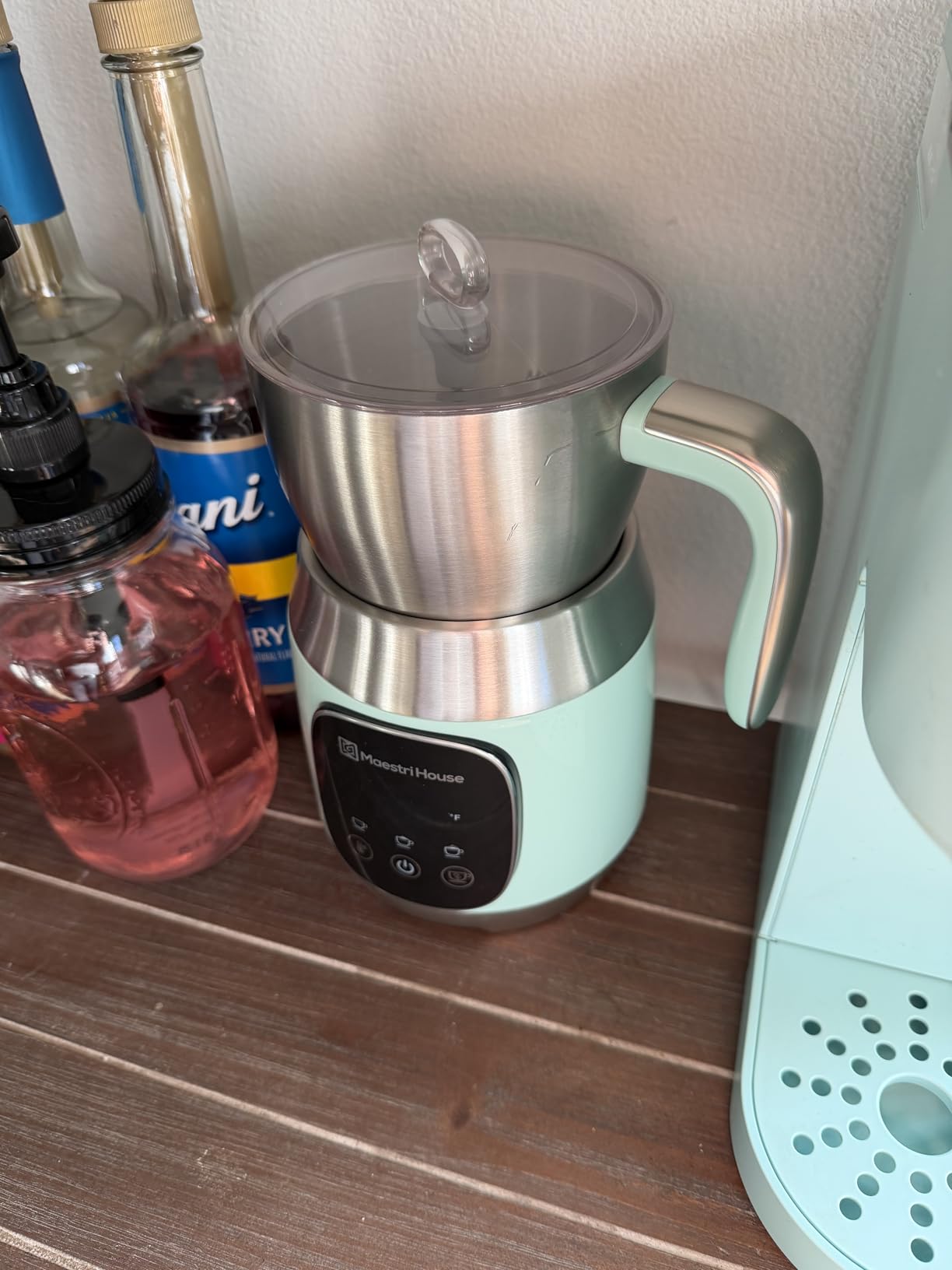 Maestri House DualFro 600 Milk Frother and Steamer 21oz/600mL | Variable Temp 4 Settings & 3 Froth Levels, Memory Function for Latte Cappuccino Hot Chocolate, Dishwasher Safe customer photo 1