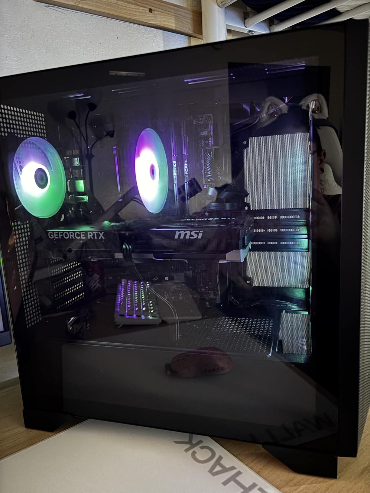 msi Aegis R2 AI Gaming Desktop: Intel Core Ultra 9 285, Geforce RTX 5070Ti, 32GB DDR5, 2TB M.2 NVMe SSD, Air Cooling, USB Type C, VR-Ready, Window 11 Home: C2NVR9-1452US customer photo 2