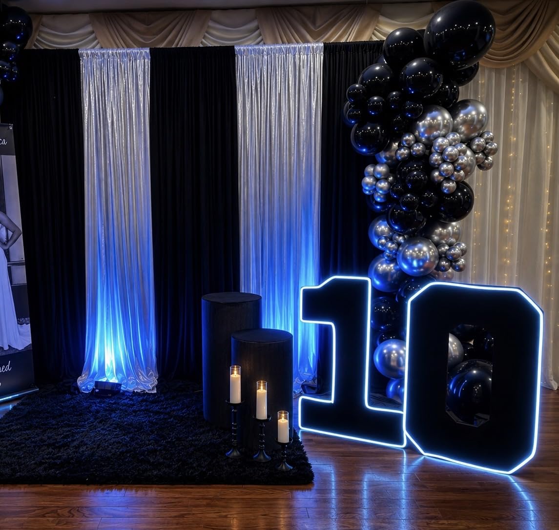 LED Stage Lights 4Pack - Czgor 36W RGB DJ Par Light for Party, Remote & DMX | with Sound Activated Auto Play by Remote / DMX Control Uplights for Events Wedding Parties Club Christmas DMX512 Lighting customer photo 1