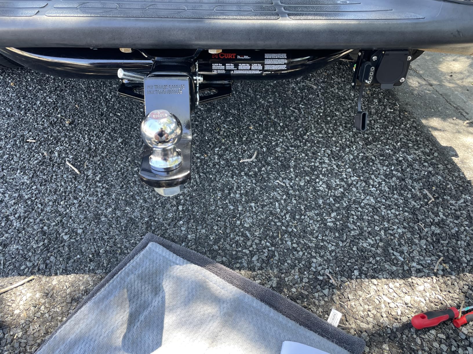 Amazon Basics Trailer Hitch Ball Mount with 2