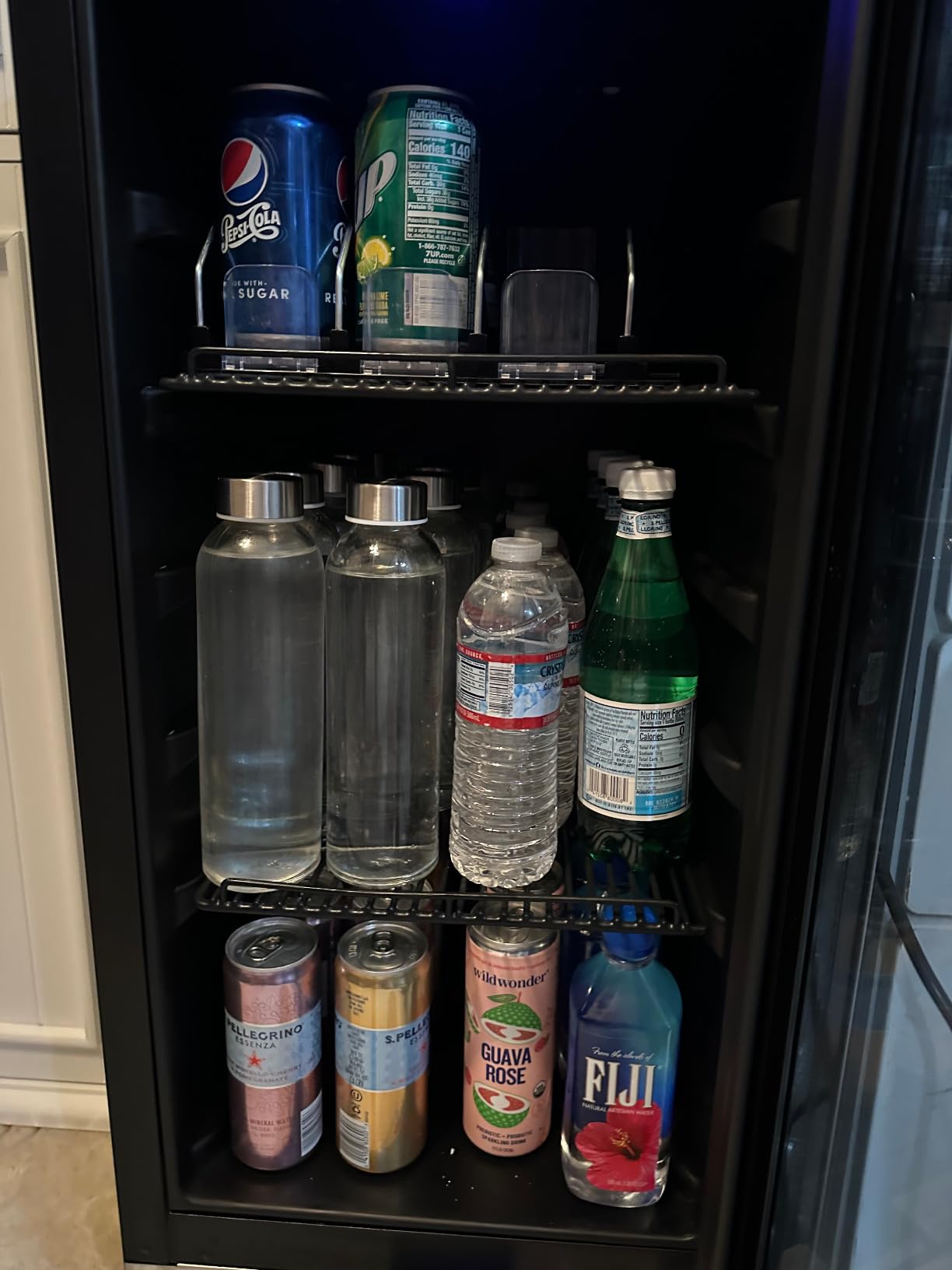 60 Cu. Ft. Commercial Beverage Refrigerator, Triple Glass Door | 12 adjustable shelves, Door lock, For shop restaurant bar, Upright merchandiser, Durable steel, Digital temperature control customer photo 2