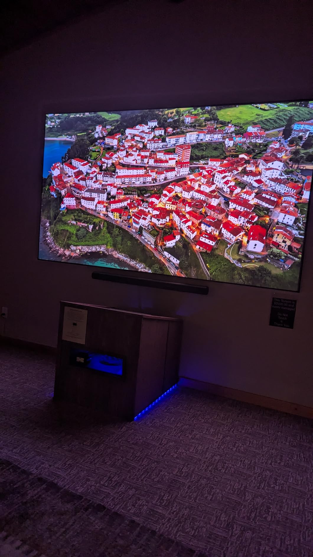 NothingProjector ALR Screen for Ultra Short Throw Projector, 100 inch | 85% Ambient Ceiling Light Rejecting, 4K/8K UHD Active 3D, Fixed Frame 16:9, Wall Mount Anti Daylight UST, Classic NothPJ customer photo 1