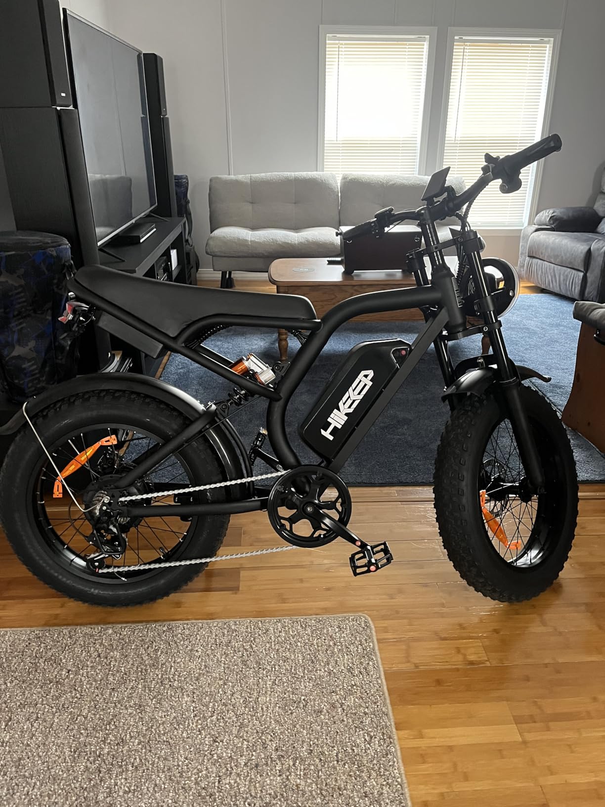 GLOBALKEEP K6-G 1500W Peak Integrated Wheels Fat Tire Electric Bike | UL2849 Certified Battery, Advanced Suspension, 20
