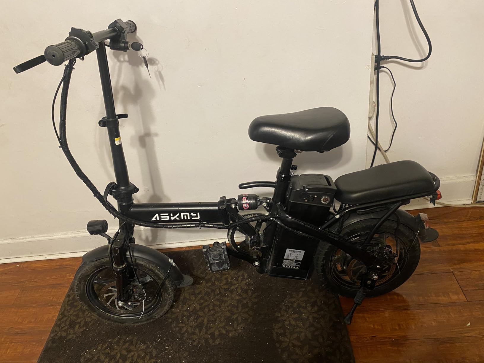 Foldable Electric Bike for Adults and Teens, 14