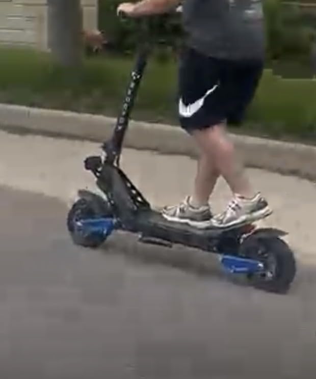 RD2 5000W Electric Scooter for Adults with Dual Motor, 45 Mph Max Speed | 50 Miles Max Range, 60V/18.2AH Battery, Hydraulic Braking, Off-Road e-Scooter with 10.5