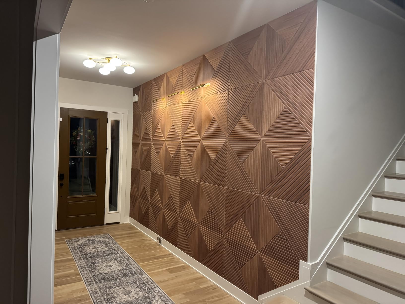 Soon Global Acoustical Wall Panels, 6-Piece 23.62 X 23.62 Inches Art Acoustic Panels, Decorative Acoustic Panels, Acoustic Wall Panels, Sound Absorbing Wall Art, Arcadian Vortex customer photo 1