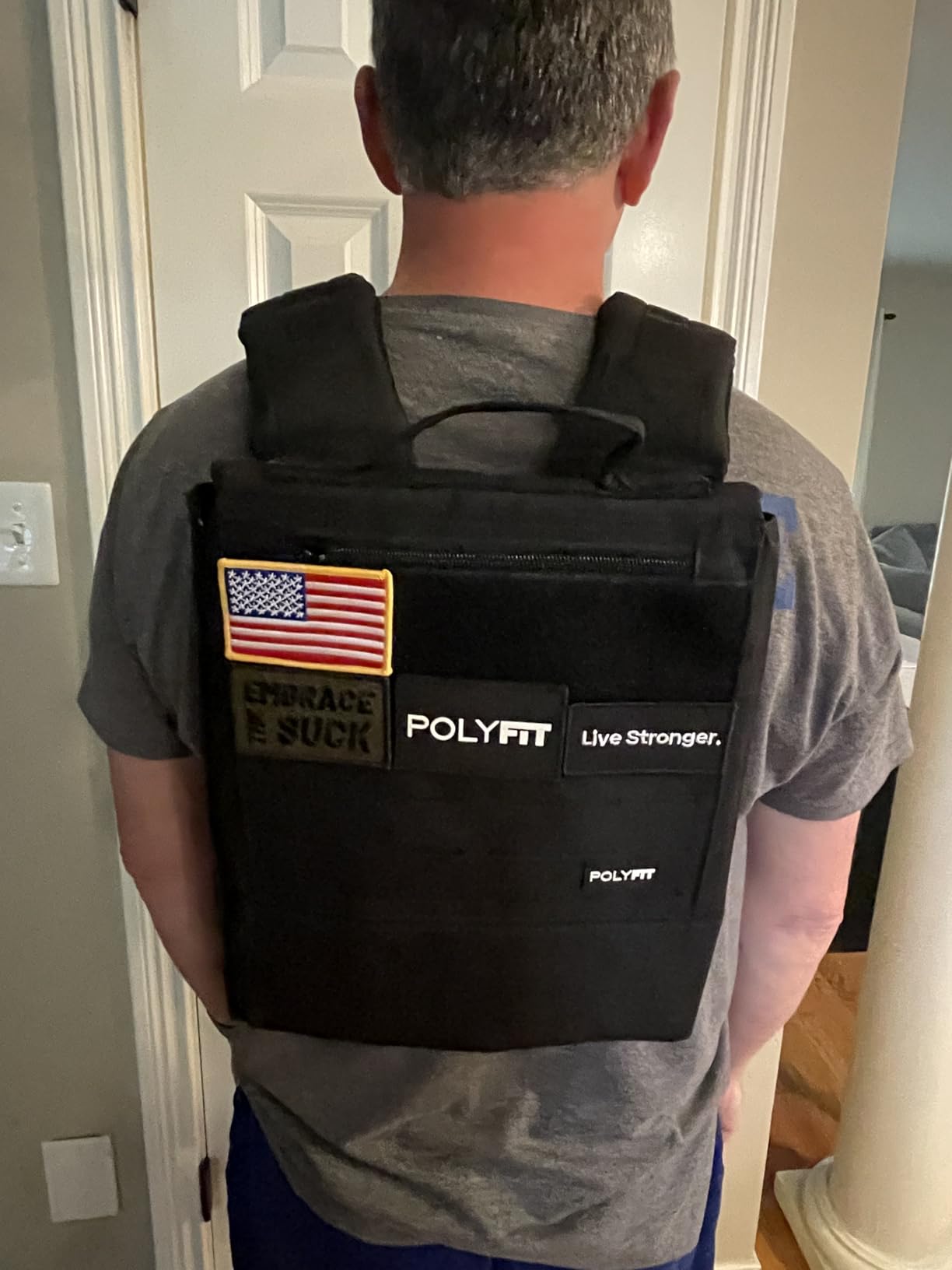 Polyfit Rucking Backpack 2.0 - Side-Loading Ruck Pack for Weight Plates, 40 lb capacity customer photo 1