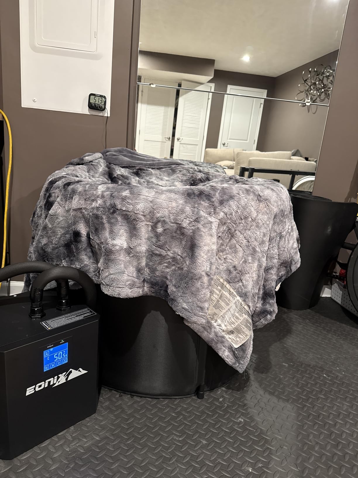 The Pod Company Standard Water Chiller - 1/3 HP - 41°F Cold Plunge Cooling System - Compact, Energy-Efficient, and Ideal for Daily Home Use - Compatible with Ice Pod Pro & Long Pod customer photo 1