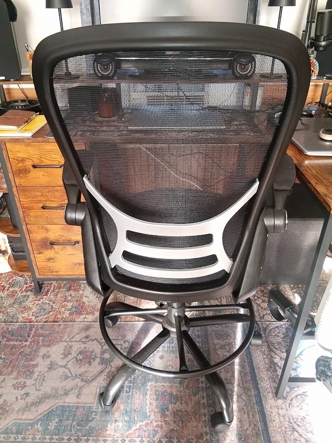 HYLONE 400lbs Big and Tall Heavy Duty Drafting Chair 5
