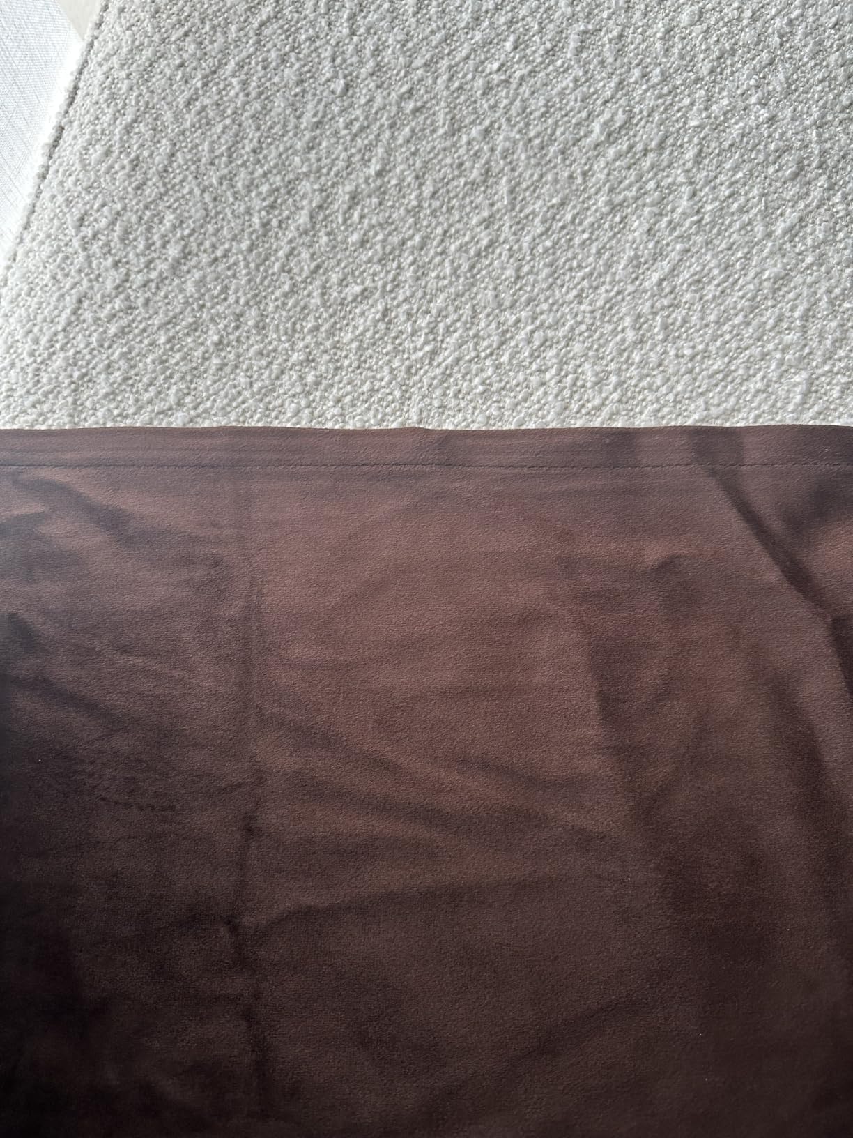 Dark Brown Velvet Curtains 84 Inches Long for Living Room Bedroom Tan Luxury Vintage Pinch Pleat Blackout Thermal Insulated Curtain Drapes Super Soft Velvet Window Treatment,Tan(2 Panels,40 x 84) customer photo 2