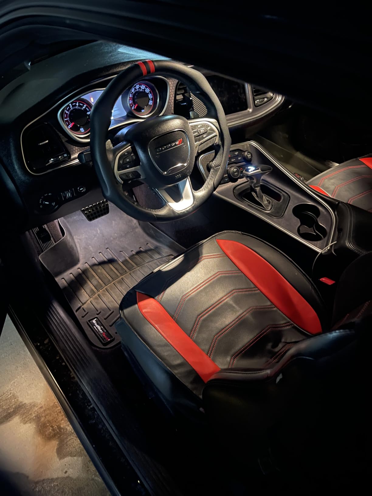 Quick Install Sporty Black Perforated Nappa Leather Steering Wheel Cover for All 14½ to 15 inches Car Sedan Coupe SUV Pickup customer photo 1
