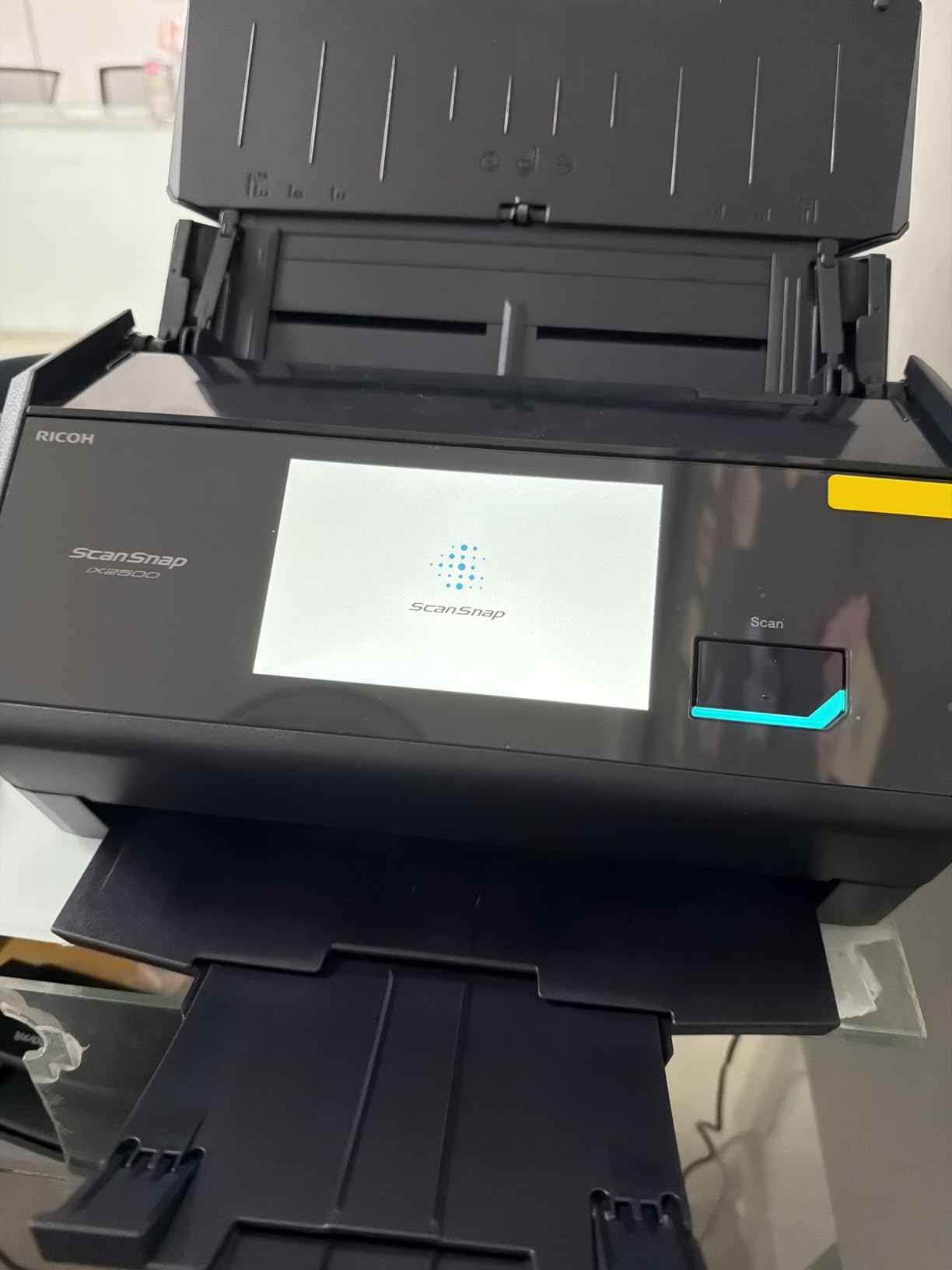 ScanSnap iX2500 Wireless or USB High-Speed Document Scanner, Black | Cloud Enabled | Photos & Receipts | Large Touchscreen | 100 page Auto Document Feeder | Mac or PC customer photo 1