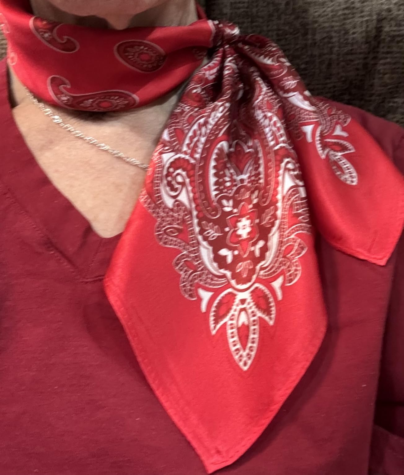 100% Mulberry Silk Scarf for Women Hair Lightweight Square Neckerchief Wrap For Head Scarves 21