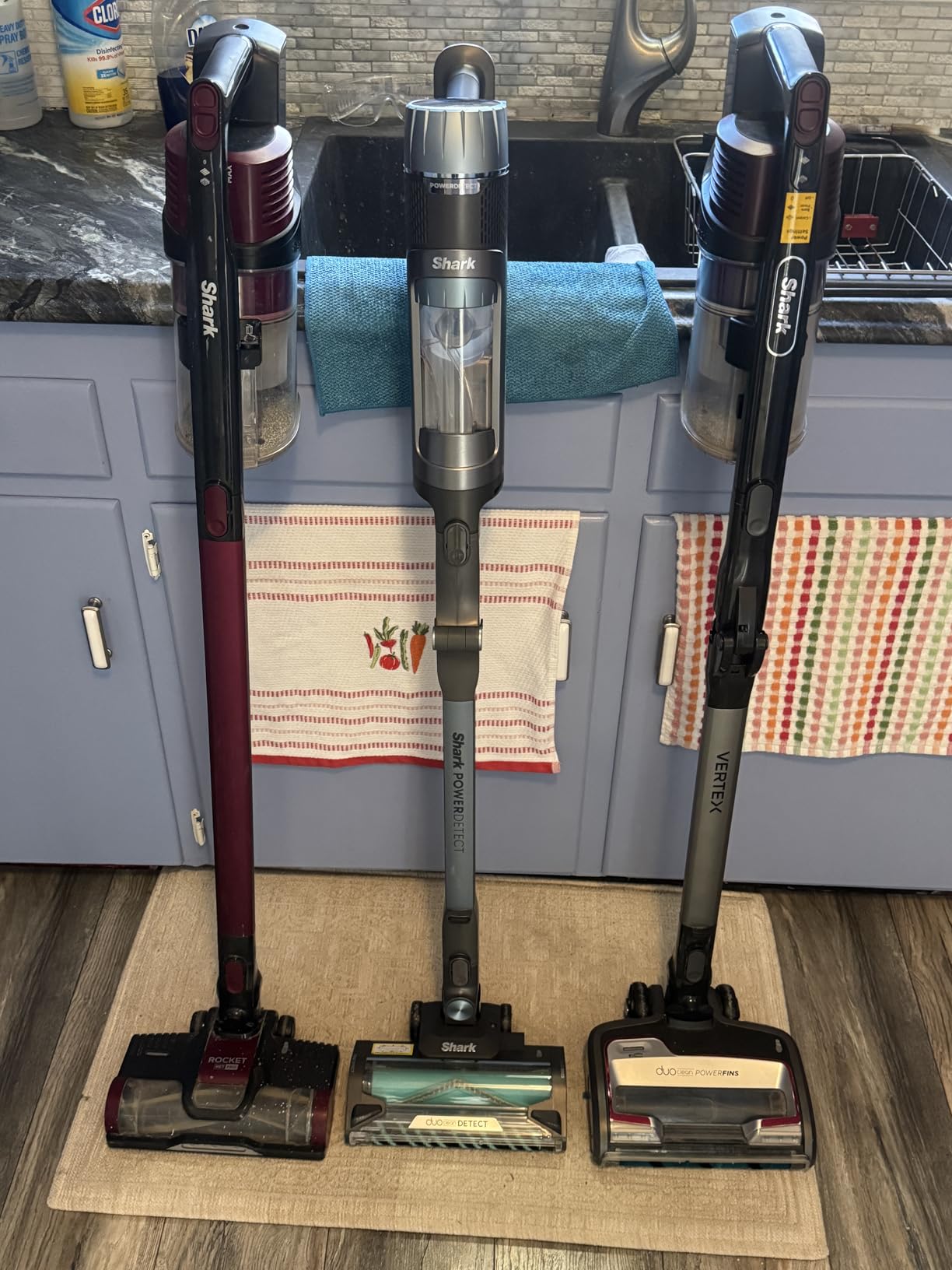 Shark PowerDetect Cordless Stick Vacuum, Java Ice Blue, IP1255 | Powerful Suction, HEPA Filtration, Carpet & Hard Floor, Portable, Stick Vacuum for Pet Hair customer photo 1