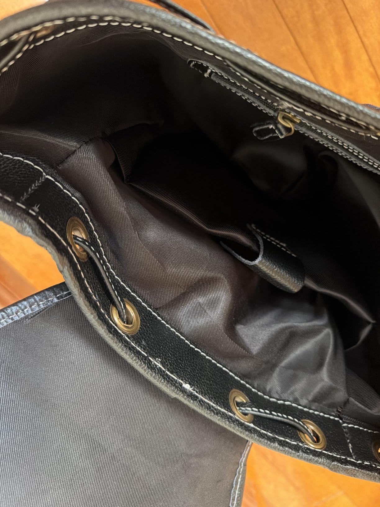 Handmade Genuine Leather Backpack for Men & Women Vintage Unisex College Backpack with Laptop Compartment Back to School Travel Rucksack for Work Office Daily Use bag customer photo 2