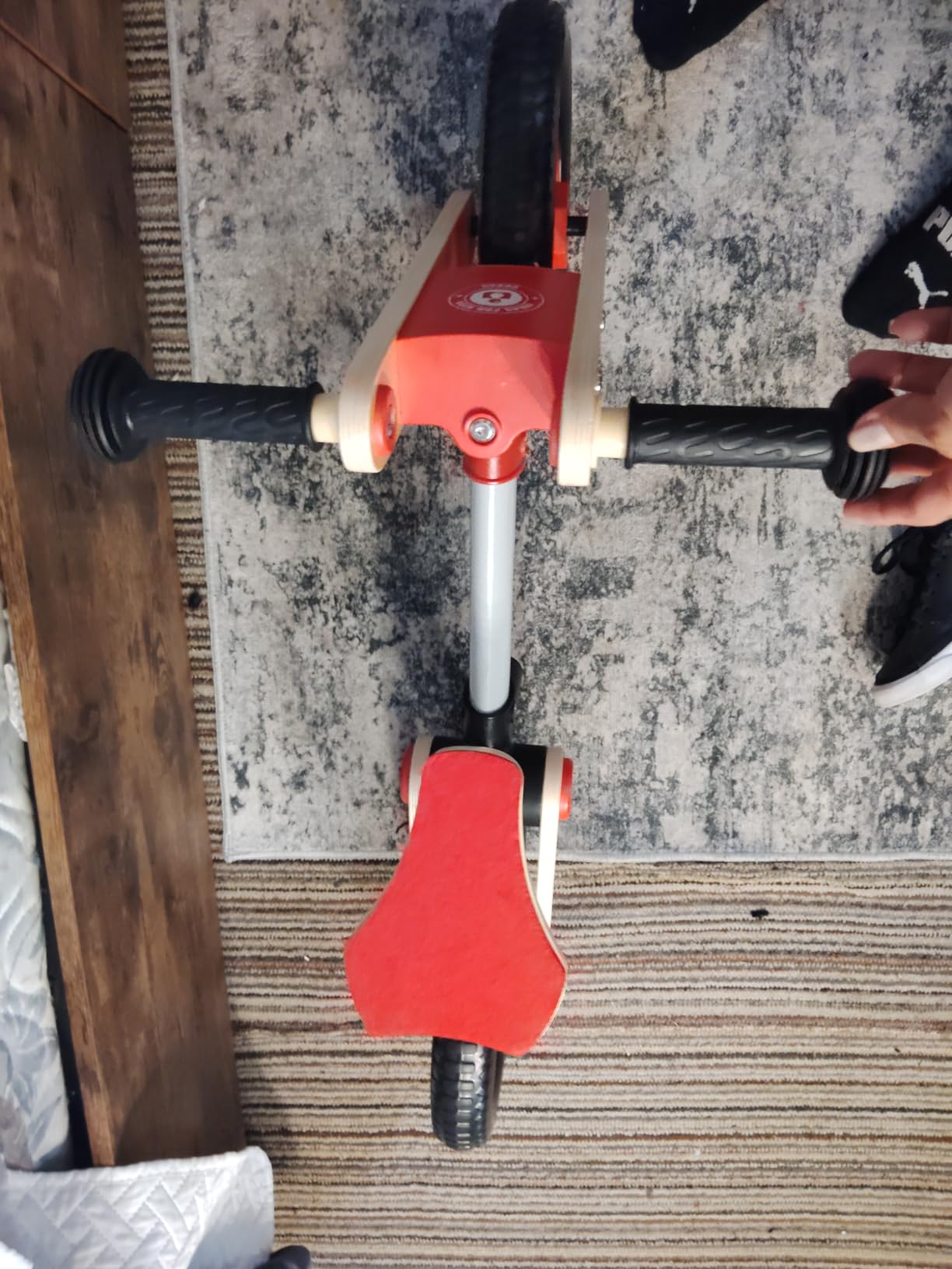 Wooden No-Pedal Balance Bike customer photo 1