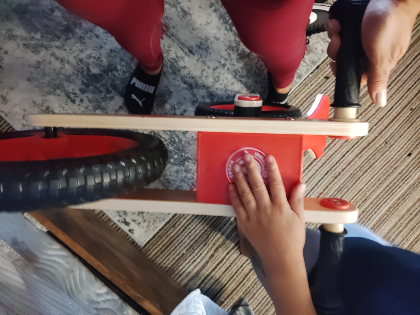Wooden No-Pedal Balance Bike customer photo 2