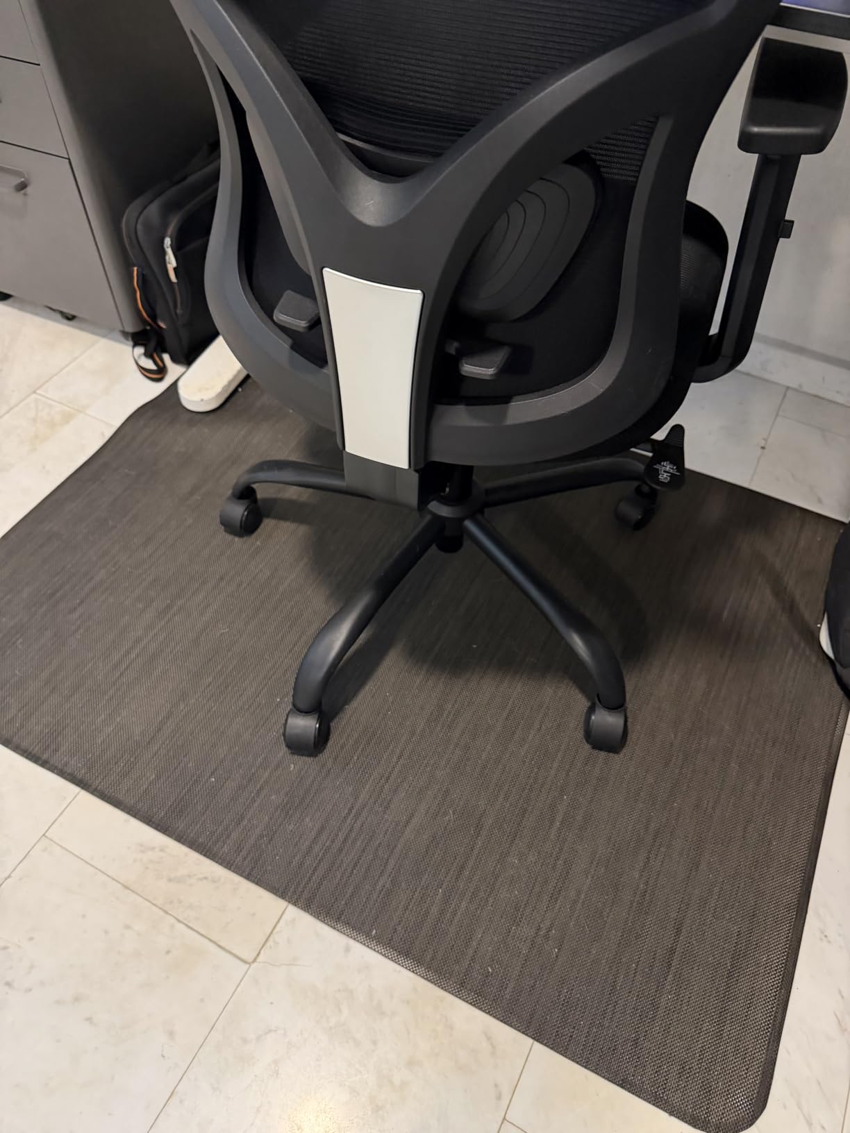 Baroyal Office Chair Mat for Hardwood Floor Under Desk Computer Rolling Chair Mat for Wood/Tile Floor Non-Slip Heavy Duty Desk Rug PVC Plastic Hard Floor Protector 36