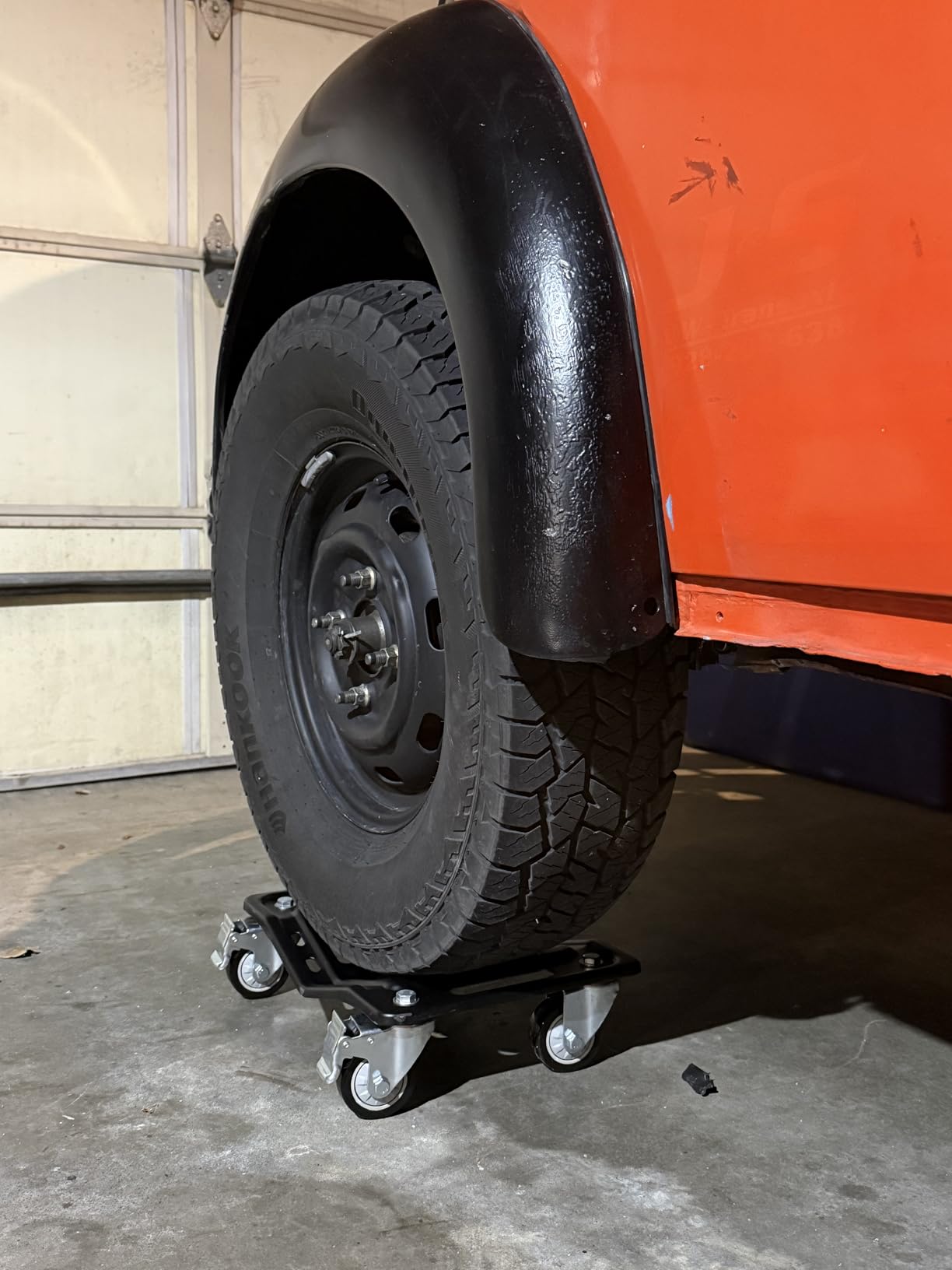 KEDSUM 6000 LBS Car Dolly Set of 4, Heavy Duty Car Wheel Dolly | High-tensile Structural Steel & Reinforced Rid Design for Moving Cars, Trailers, SUV, Motorcycles and Boats customer photo 1