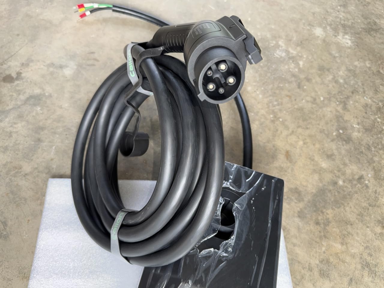 Calion Level 2 EV Charger 50 Amp, 240V Smart WiFi EV Charging Station with 25FT Cable, UL Certified Hardwired Home Charger for J1772 Non-Tesla EVs customer photo 1