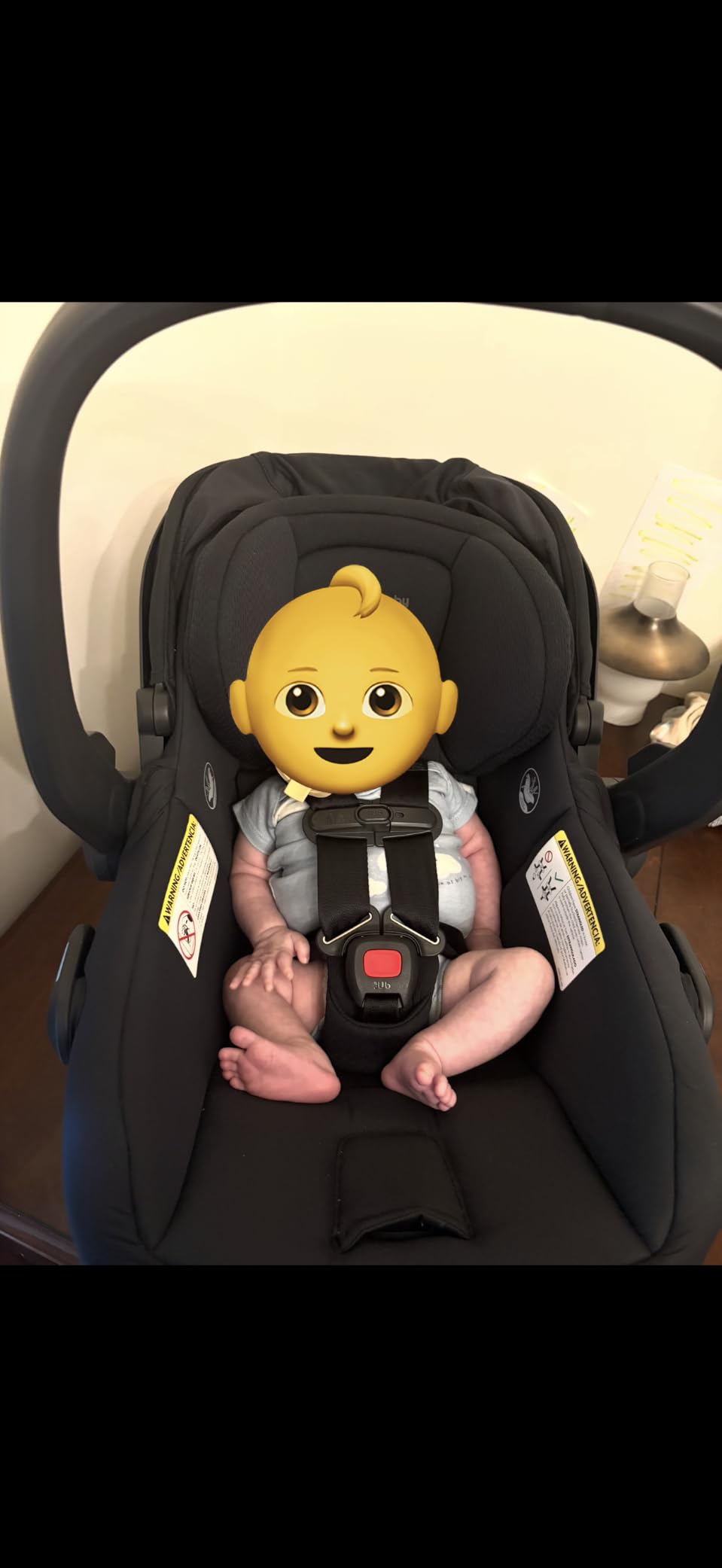 UPPAbaby Mesa V3 Infant Car Seat with Base, Insert & SmartSecure - Greyson customer photo 2