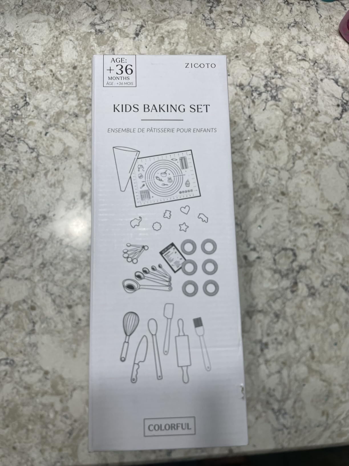 Wooden Baking Set for Kids - Complete Set of Real Kitchen Utensils | Gives Toddlers a Fun Cooking Experience - Durable, Safe to Use Tools Perfect for Gifting and Lasting Family Memories customer photo 1