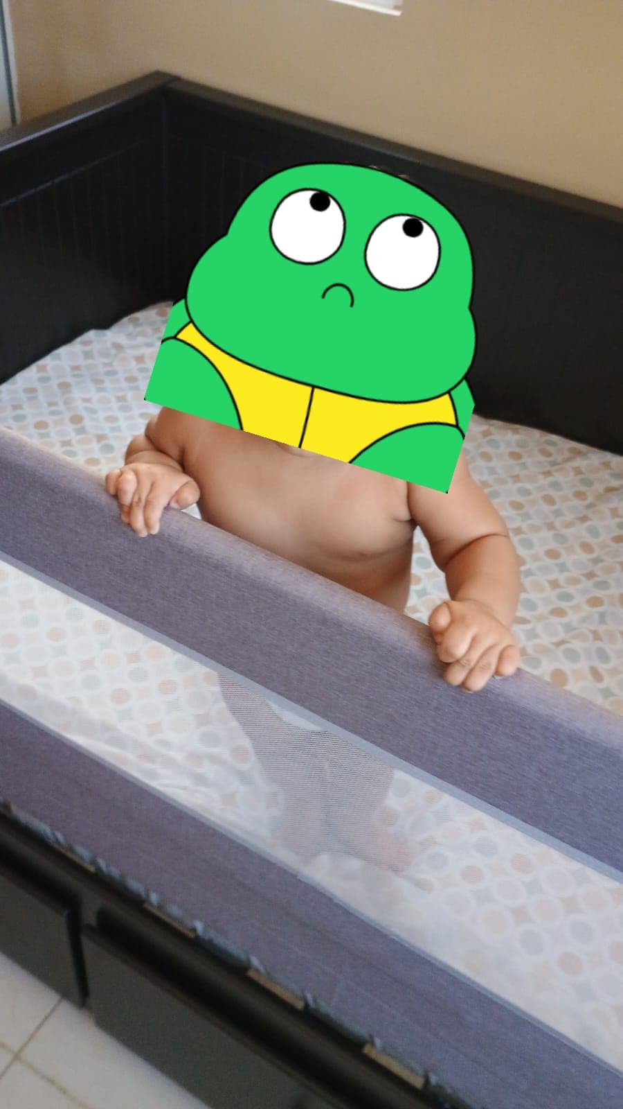 Foldable Bed Rail for Toddlers, 71in Reinforced Carbon Steel Frame&Connectors, Breathable Cationic Fabric - Safety Toddler Bed Rails for Queen, King, Twin, Full, No-Tool Setup customer photo 1