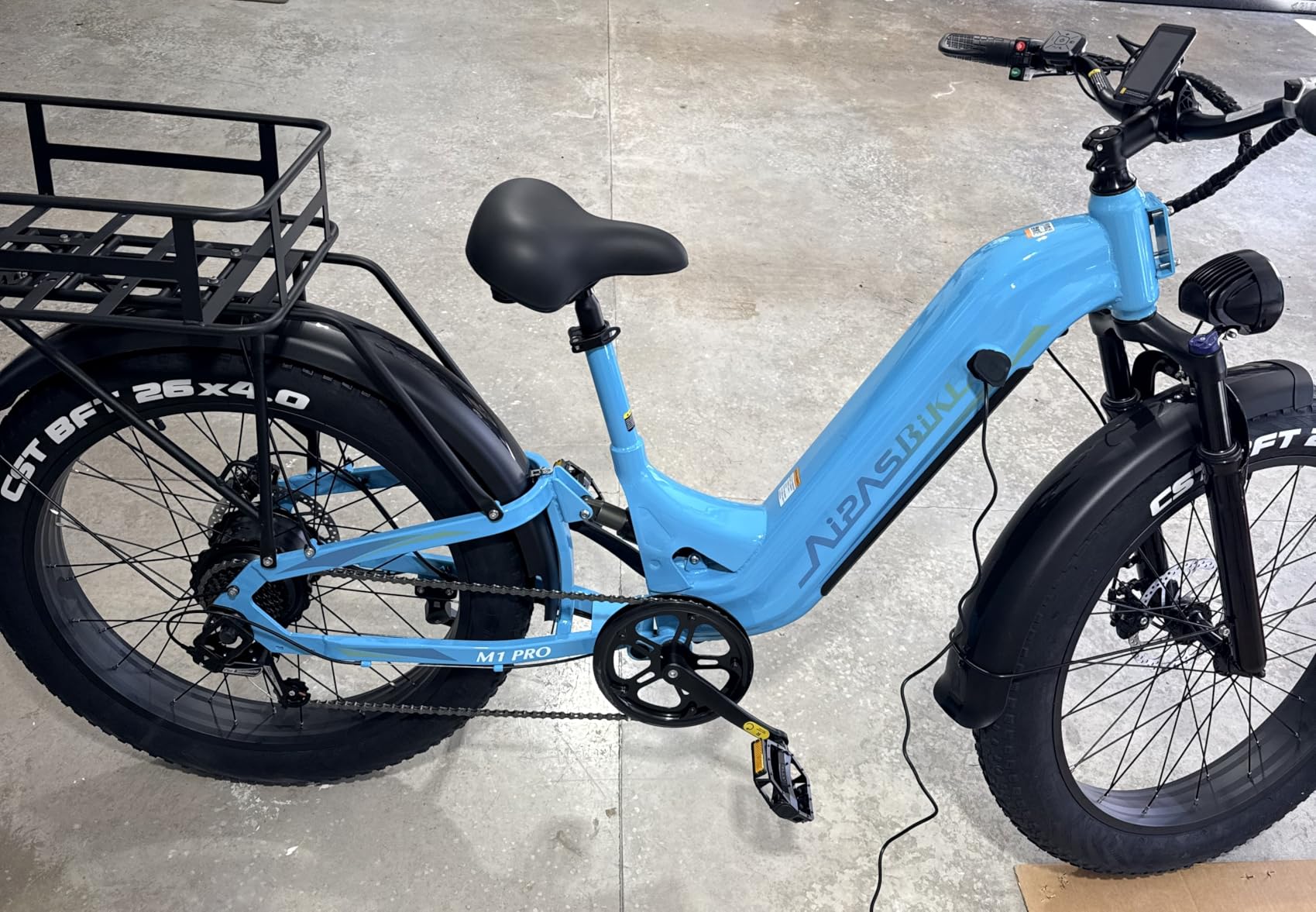 Aipas M1 Pro Electric Bike, 1800W Peak Motor Electric Bike for Adults, 26