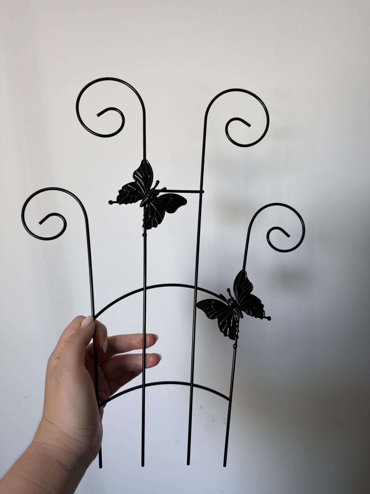2 Pack 30 Inch Taller Plant Trellis for Potted Climbing Plants Indoor, Expandable Metal Garden Trellis for Climbing Plants, Flowers Vine Ivy customer photo 2