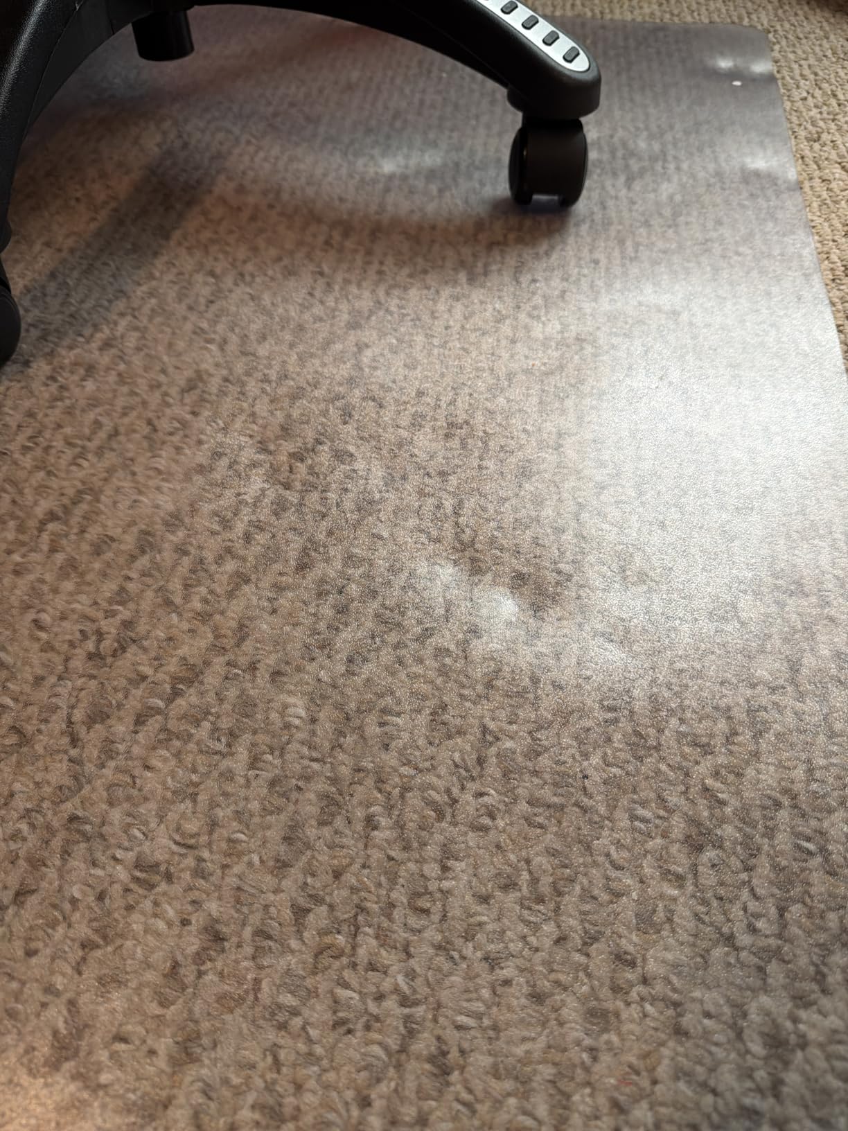 Amazon Basics Office Chair Mat for Hard Floors, Clear, Smooth Surface, Protects Hard Floors, 46