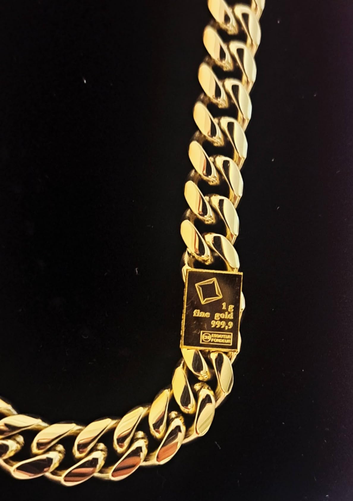 JAXXON Cuban Link Chain - Mens Necklace customer photo 2