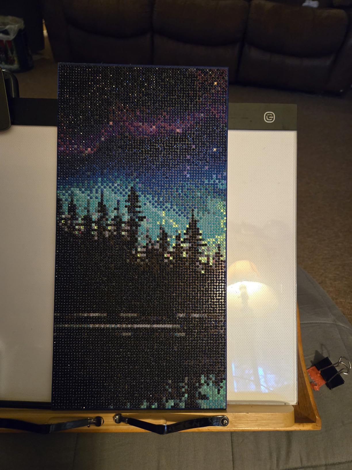ArtSkills Diamond Painting Kit Framed Canvas Diamond Art - Northern Lights | 21