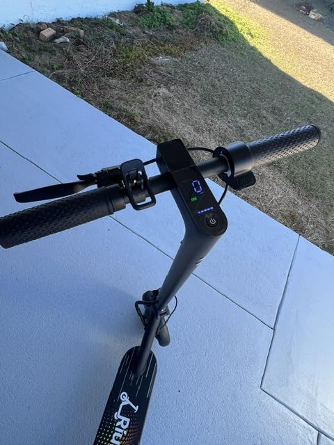 Electric Scooter, 350W-500W Motor, 9 MPH to 22MPH, 10-41 Miles Range, Dual Suspension, Dual Braking, App Control, Foldable Commuter E Scooter for Adults and Teens customer photo 1
