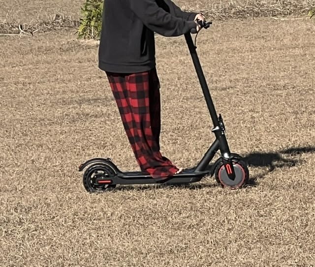 Electric Scooter, 350W-500W Motor, 9 MPH to 22MPH, 10-41 Miles Range, Dual Suspension, Dual Braking, App Control, Foldable Commuter E Scooter for Adults and Teens customer photo 2