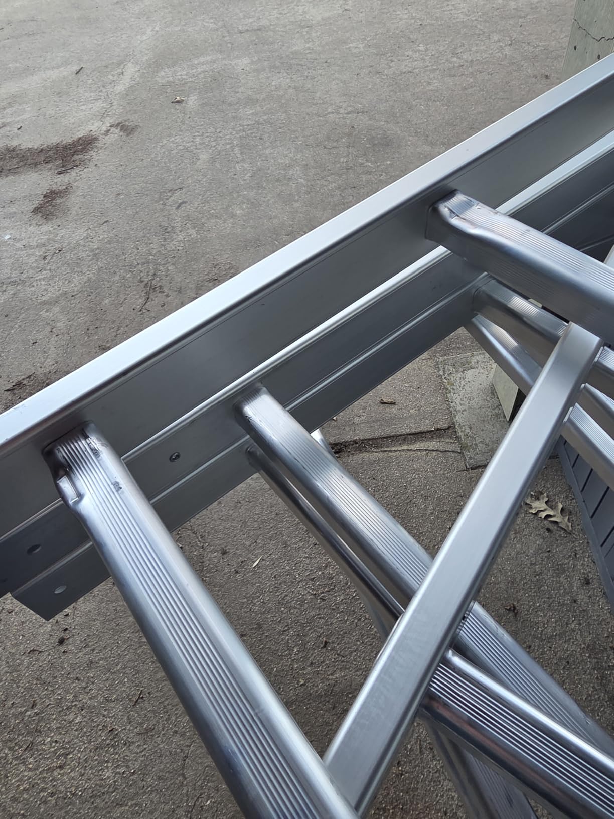 APARECIUM 14' Aluminum Scaffold Tower, Multipurpose Rolling Scaffolding Work Platform, Utility Scaffolding Tower, Adjustable Work Platform with Hatch Deck and Guard Rail, 500 Lbs Duty Rate customer photo 1