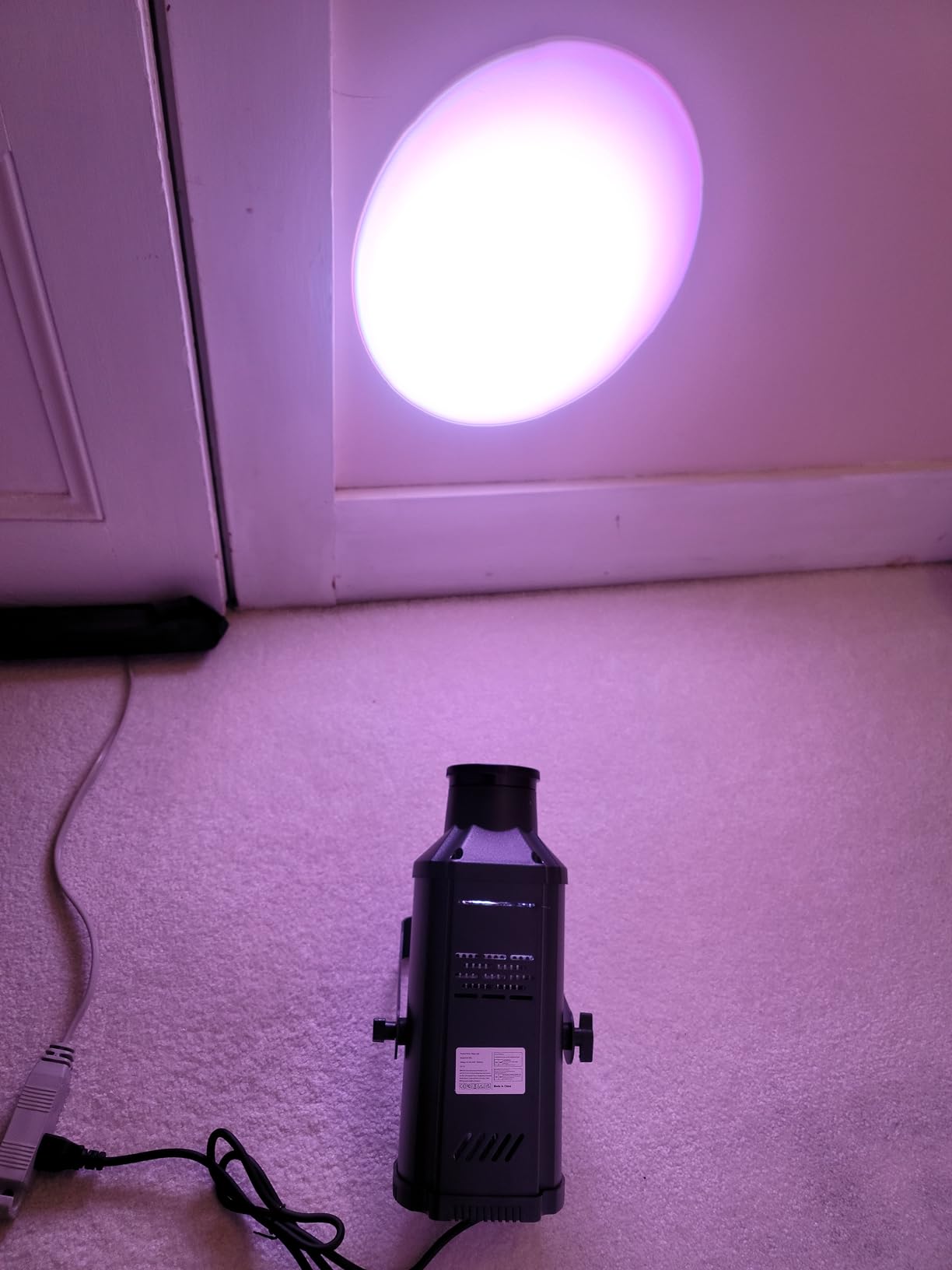 100W RGB 3in1 Full Color Profile Stage Spotlight, 25 Degree Beam Angle Manual Zoom Pinspot Light, DMX512 7CH COB LED Profile Spot Light for Wedding Disco DJ Live Show Theater customer photo 1