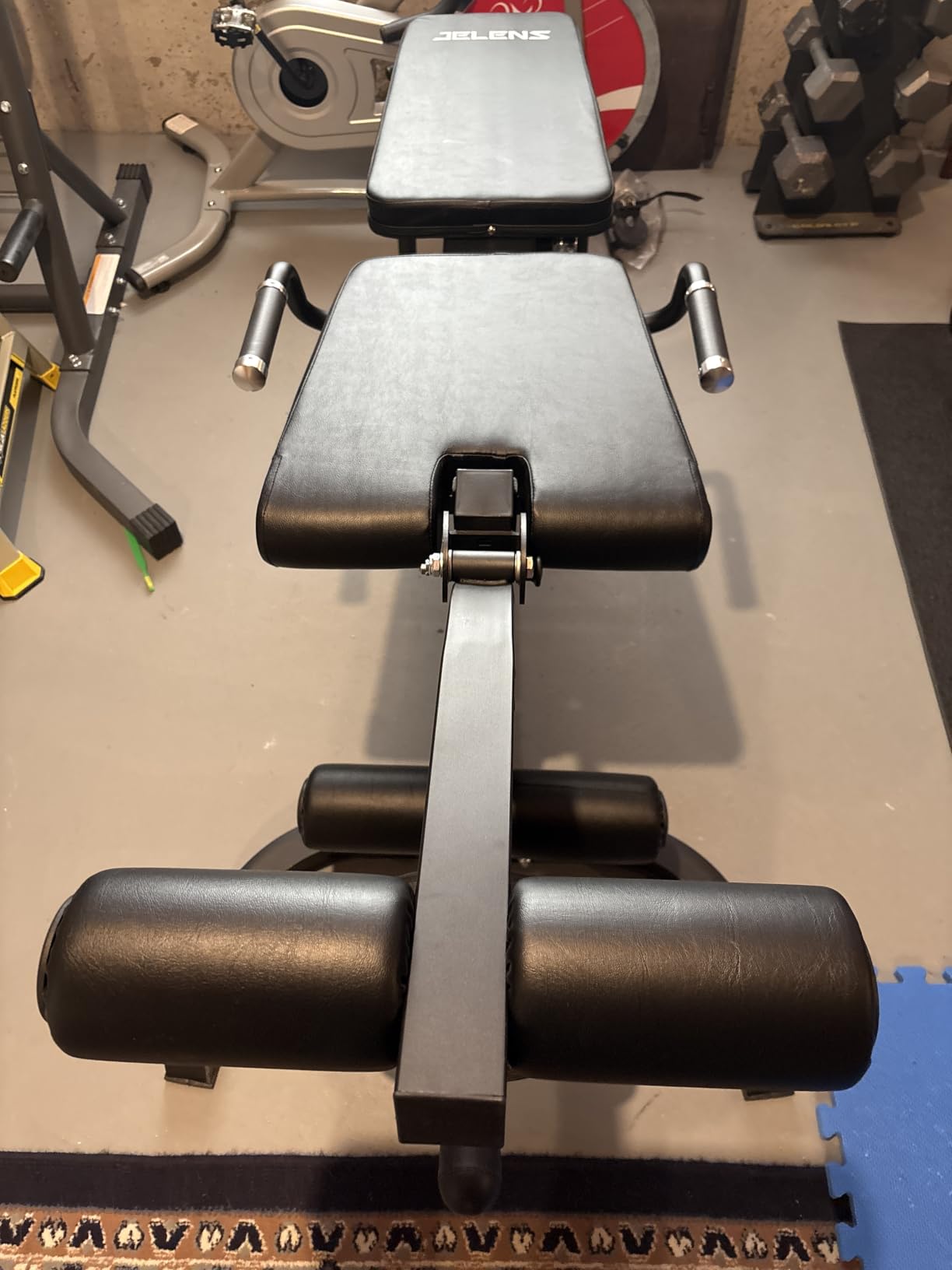 JELENS J10 Leg Extension and Curl Machine, Adjustable Leg Curl Machine for Home Gym, Seated Leg Extension and Lying Curl Machine for Lower Body Workouts customer photo 2