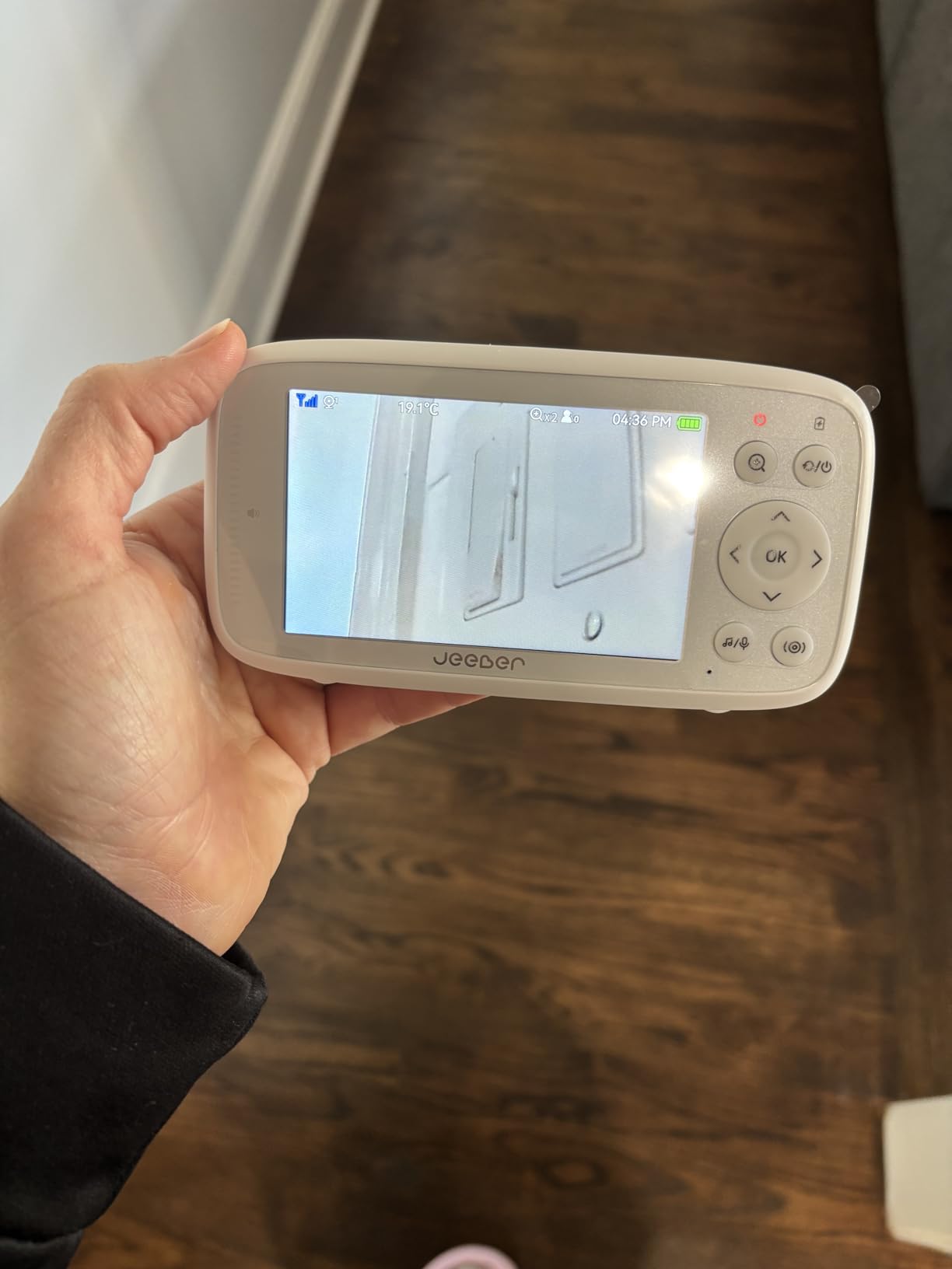 1080P WiFi Baby Monitor with 2 Cameras and Audio, 4