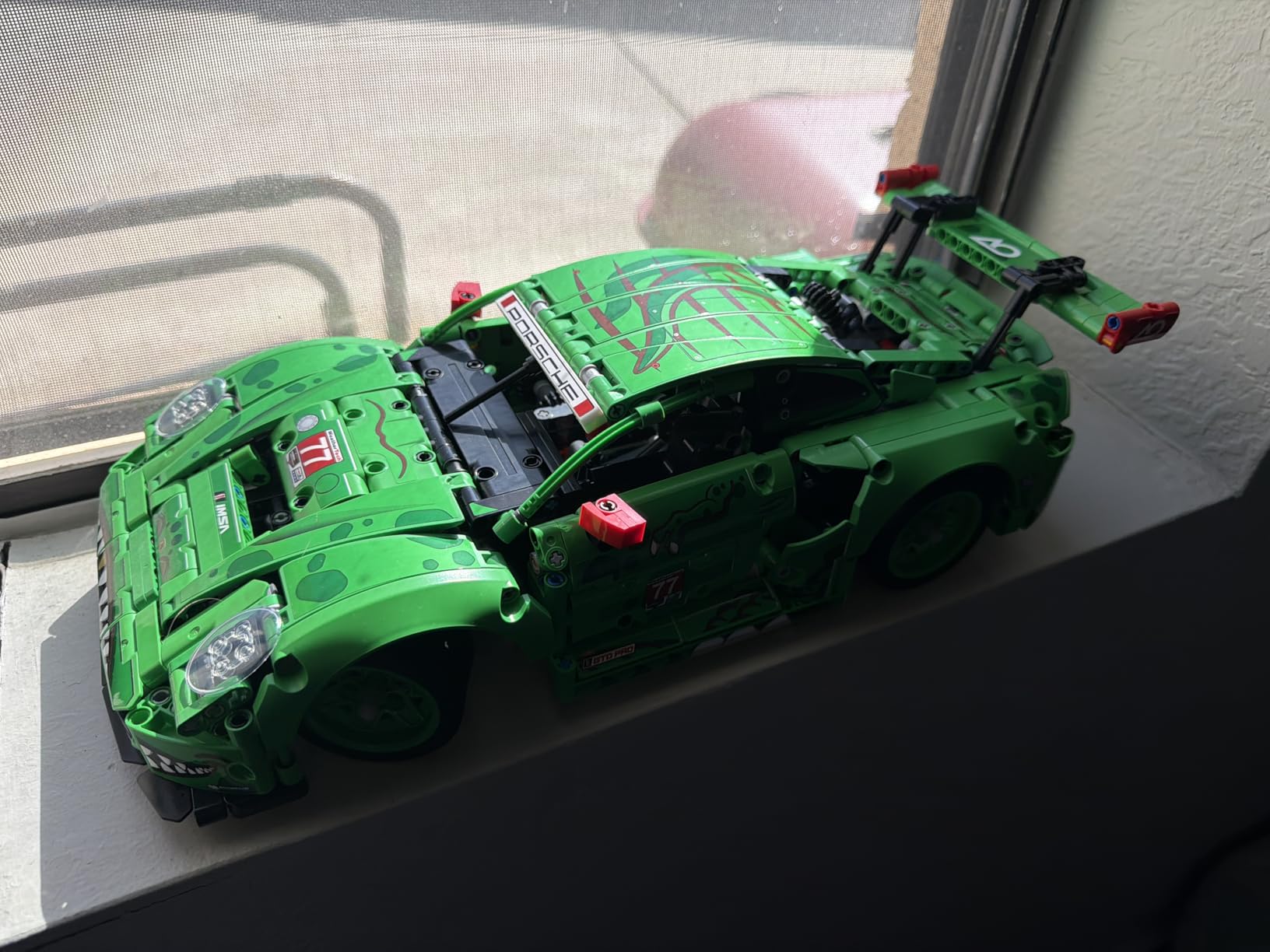 Technic Porsche 911 GT3 R Rexy AO Racing Car Building Toy for Boys & Girls - Car Toy W/Realistic Steering & 6-Cylinder Engine for Kids & Auto Fans, Ages 11+ - Gift Idea for Birthdays - 42224 customer photo 1