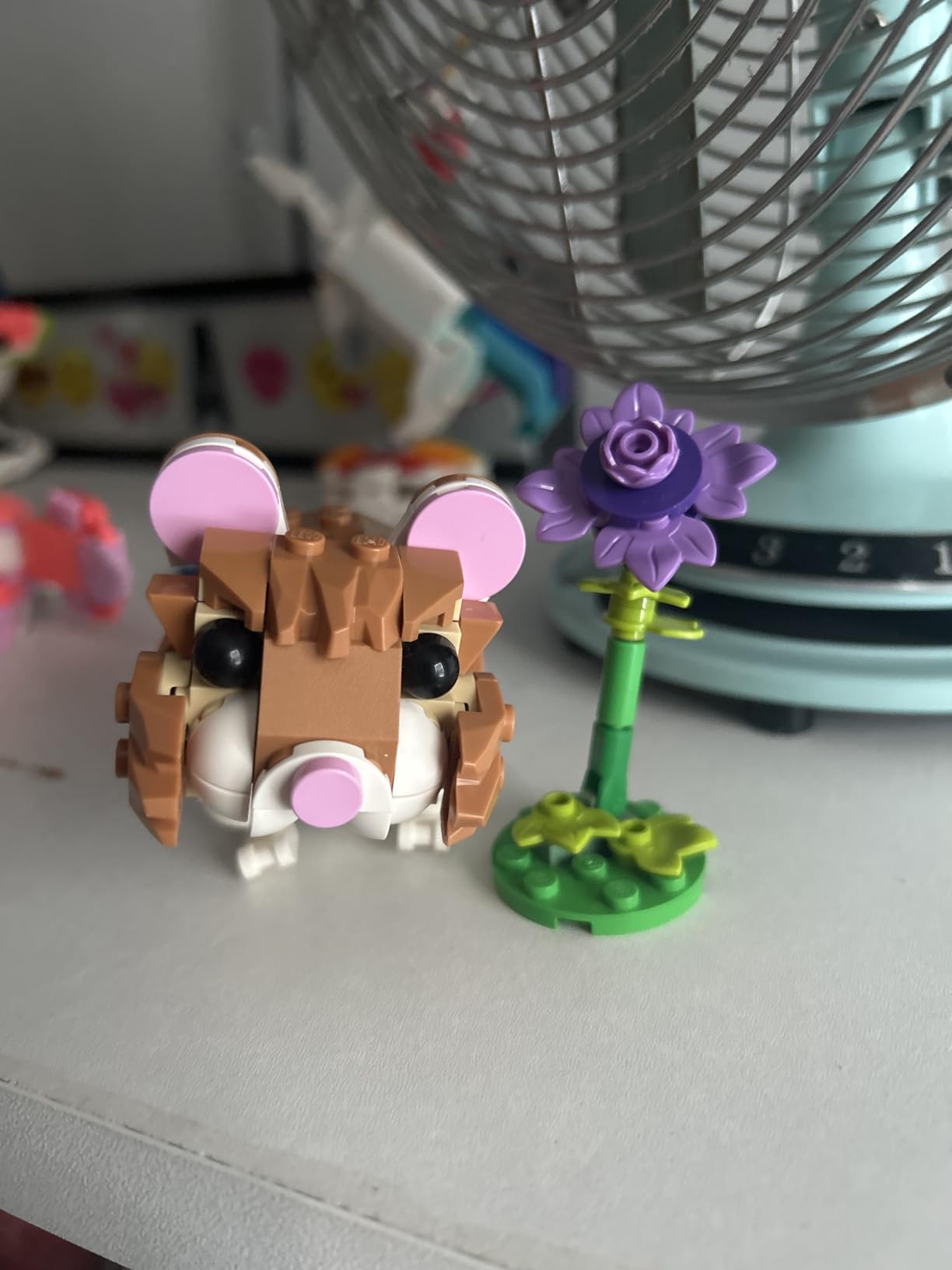 LEGO Creator 3 in 1 Cute Hamster with a Flower Building Toy for Girls & Boys, Ages 7+ - Kids Build a Hamster, Hedgehog or Eagle Animal Figure - Gift Idea for Birthdays - 31376 customer photo 1