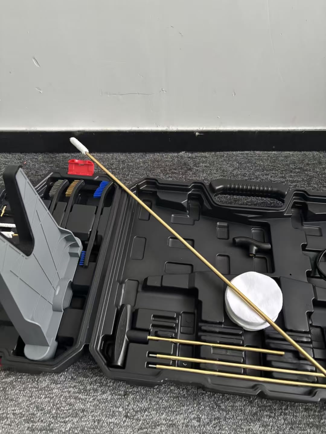 GLORYFIRE Elite Universal Gun Cleaning Kit, Cleaning Stand for All Caliber | All-Brass Brushes and Jags, Reinforced & Lengthened Rods, Cotton Mops, Steel Wire, High-End Double-Head Brushes customer photo 1